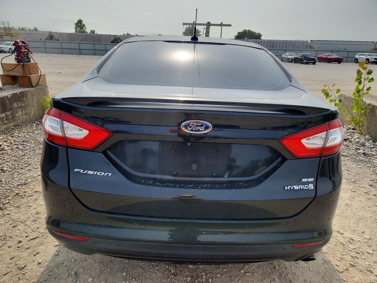 2013 Ford Fusion Se Hybrid Black vin: 3FA6P0LU1DR183943