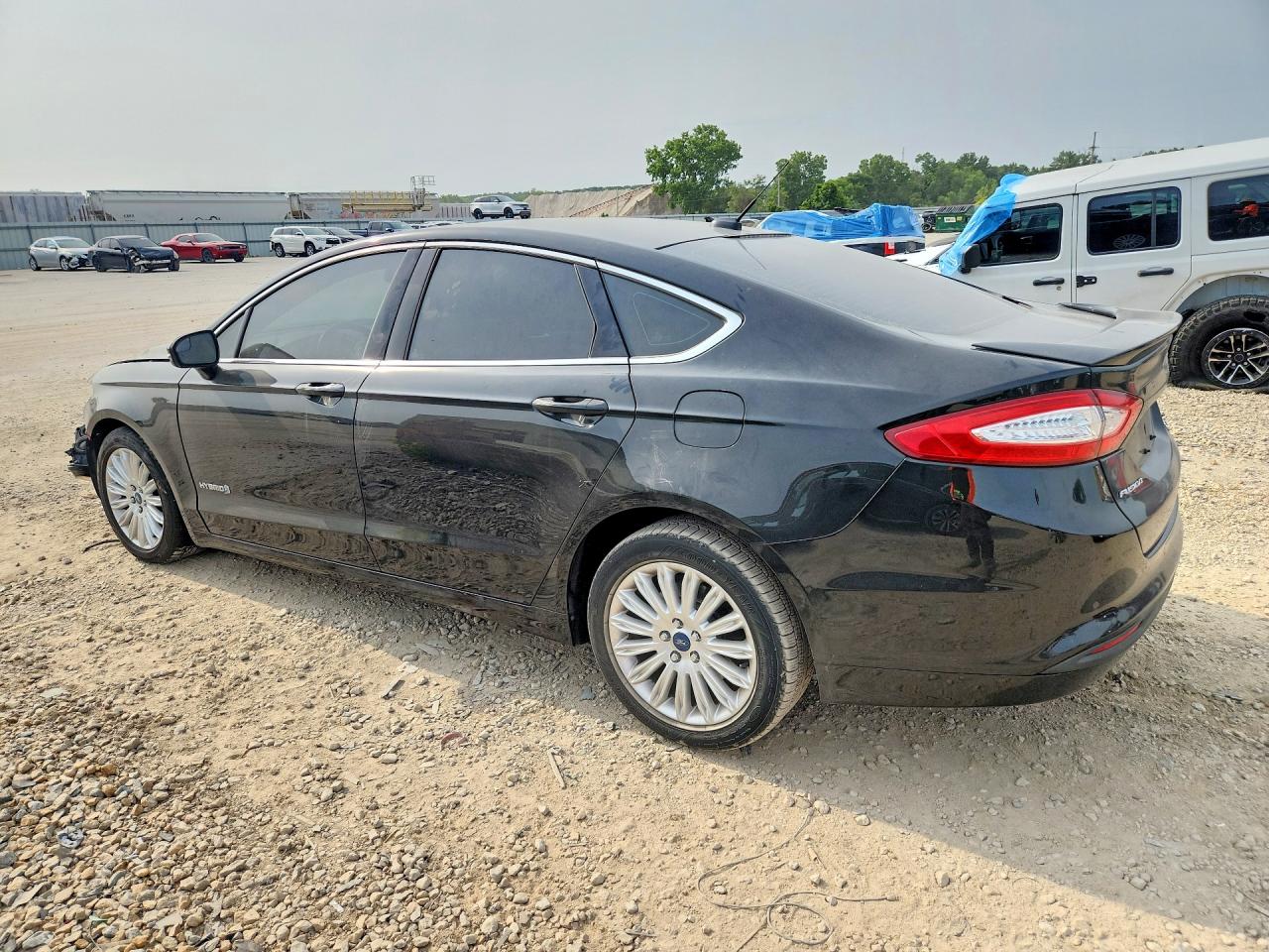 2013 Ford Fusion Se Hybrid Black vin: 3FA6P0LU1DR183943