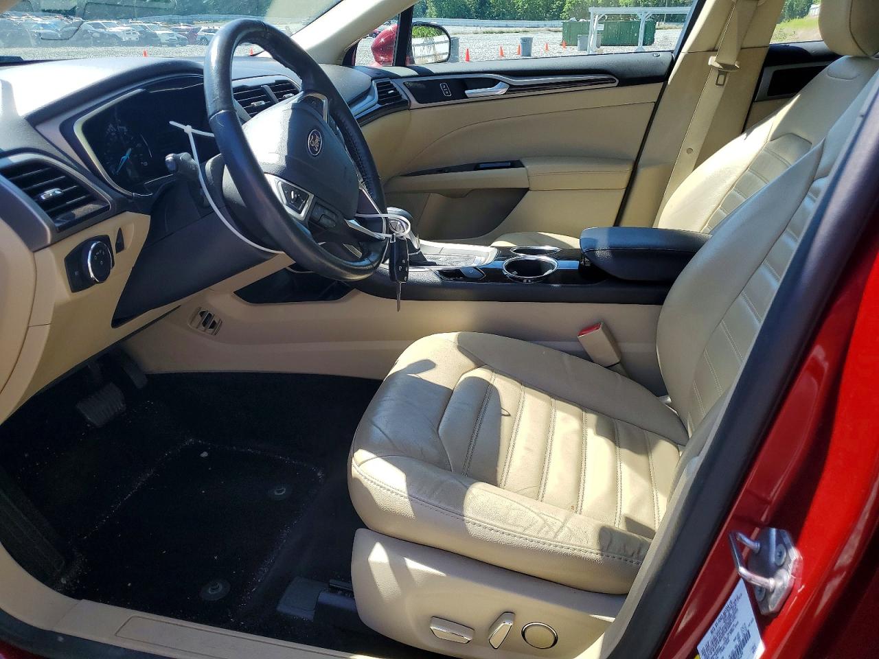 2013 Ford Fusion Se Hybrid Burgundy vin: 3FA6P0LU1DR188429