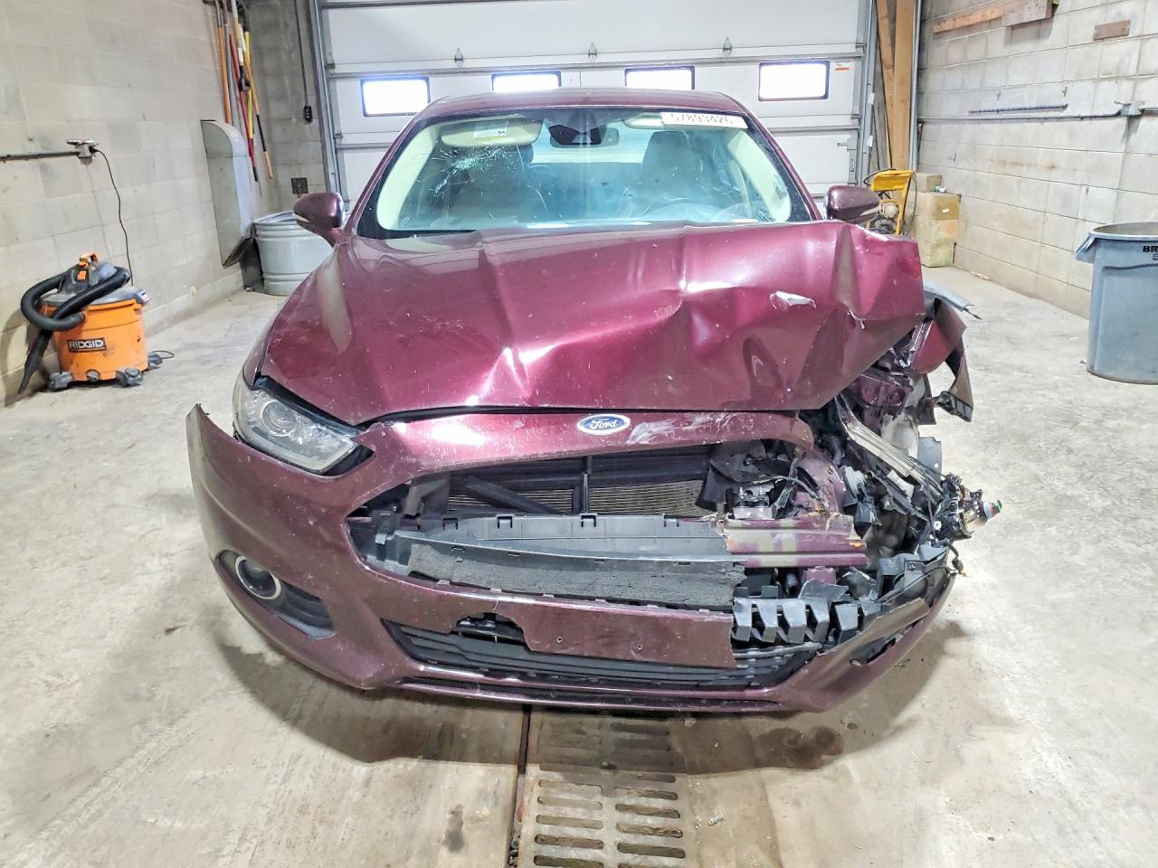 2013 Ford Fusion Se Hybrid Burgundy vin: 3FA6P0LU1DR235068