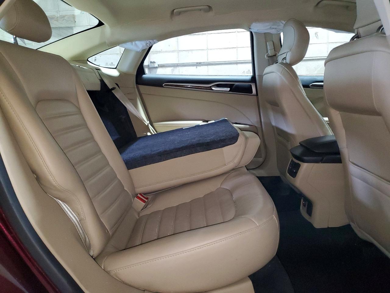 2013 Ford Fusion Se Hybrid Burgundy vin: 3FA6P0LU1DR235068