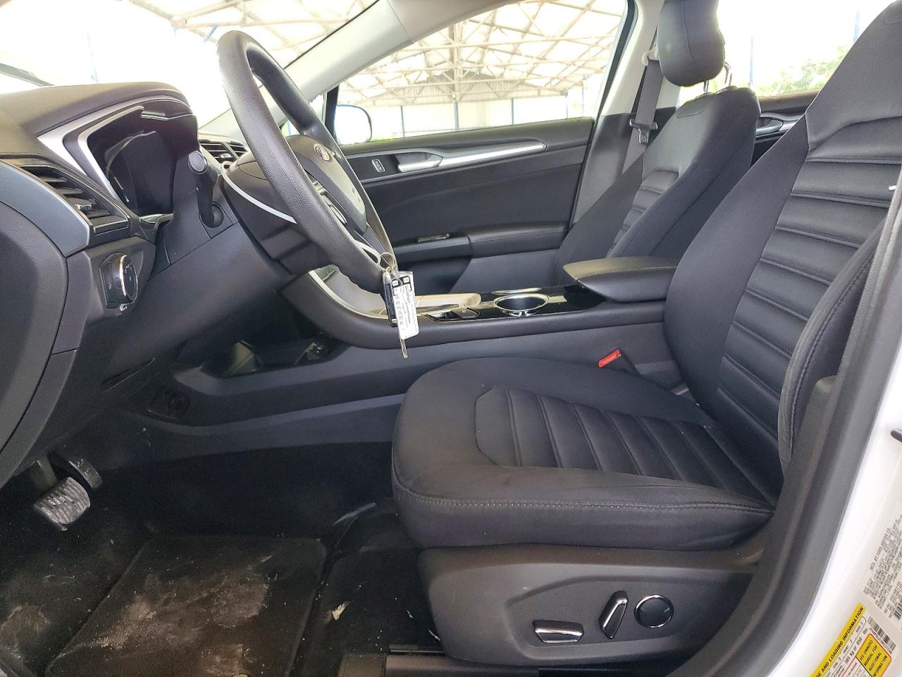 2013 Ford Fusion Se Hybrid White vin: 3FA6P0LU1DR237208