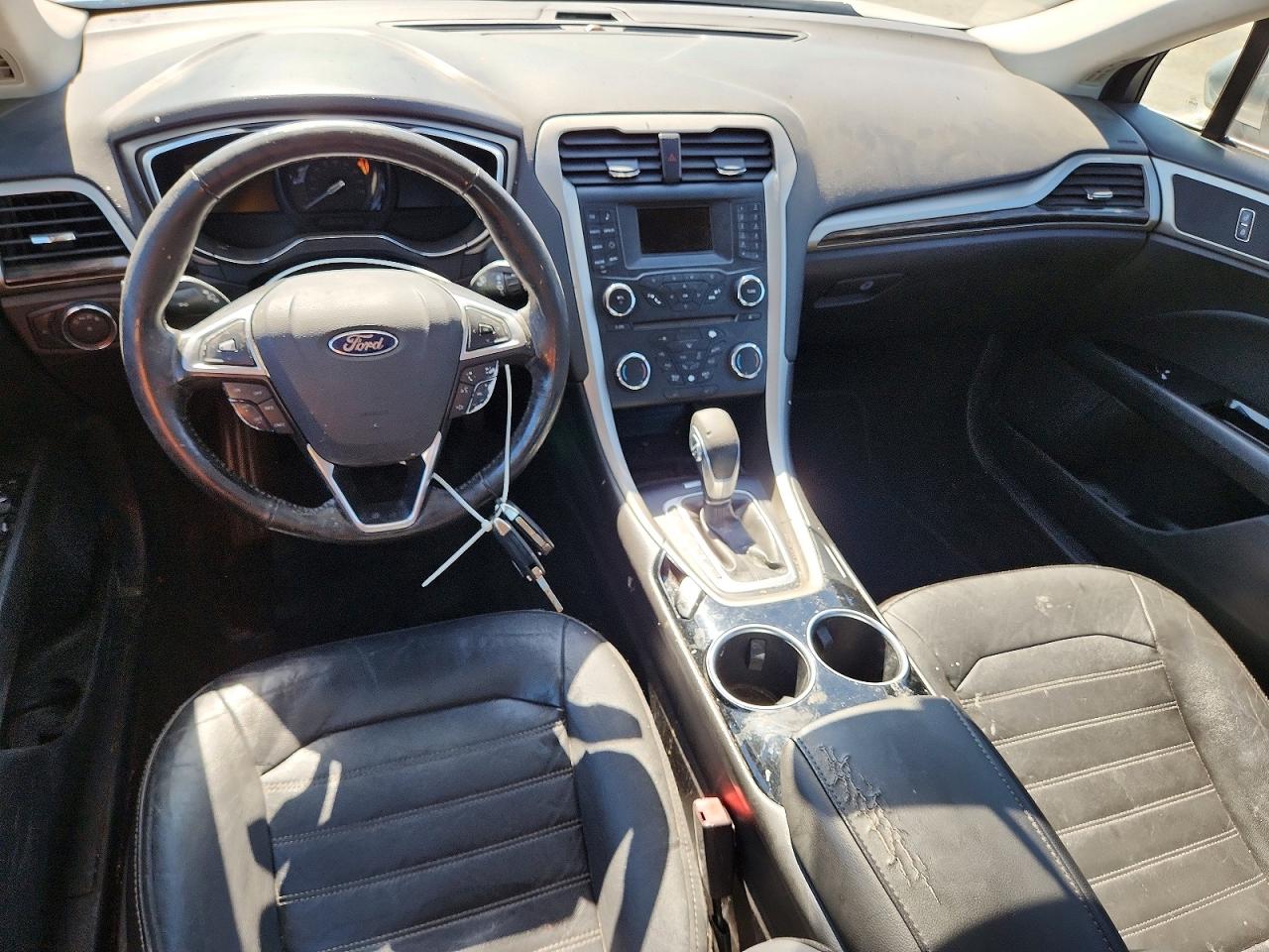 2013 Ford Fusion Se Hybrid White vin: 3FA6P0LU1DR249147