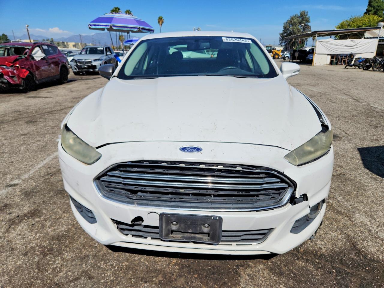 2013 Ford Fusion Se Hybrid White vin: 3FA6P0LU1DR249147