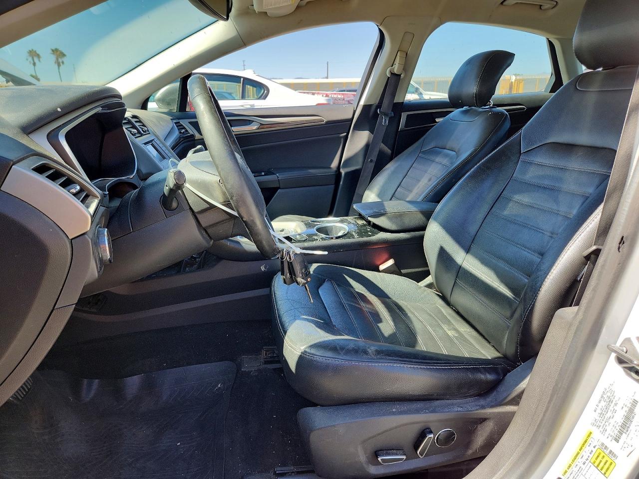 2013 Ford Fusion Se Hybrid White vin: 3FA6P0LU1DR249147