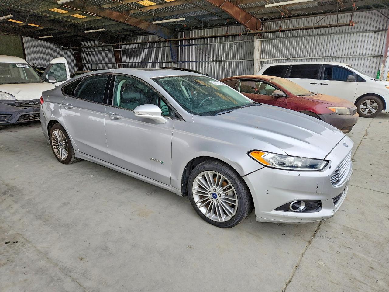 2013 Ford Fusion Se Hybrid Silver vin: 3FA6P0LU1DR266126