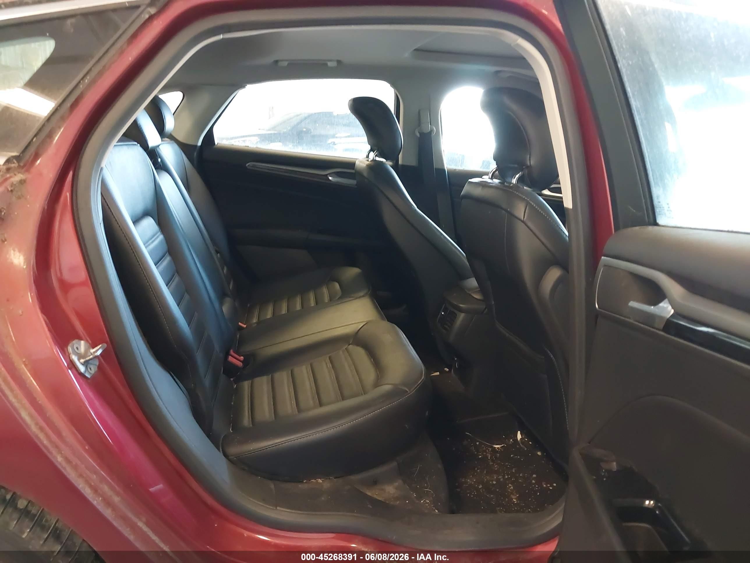 2013 Ford Fusion Hybrid Se Красный vin: 3FA6P0LU1DR302932