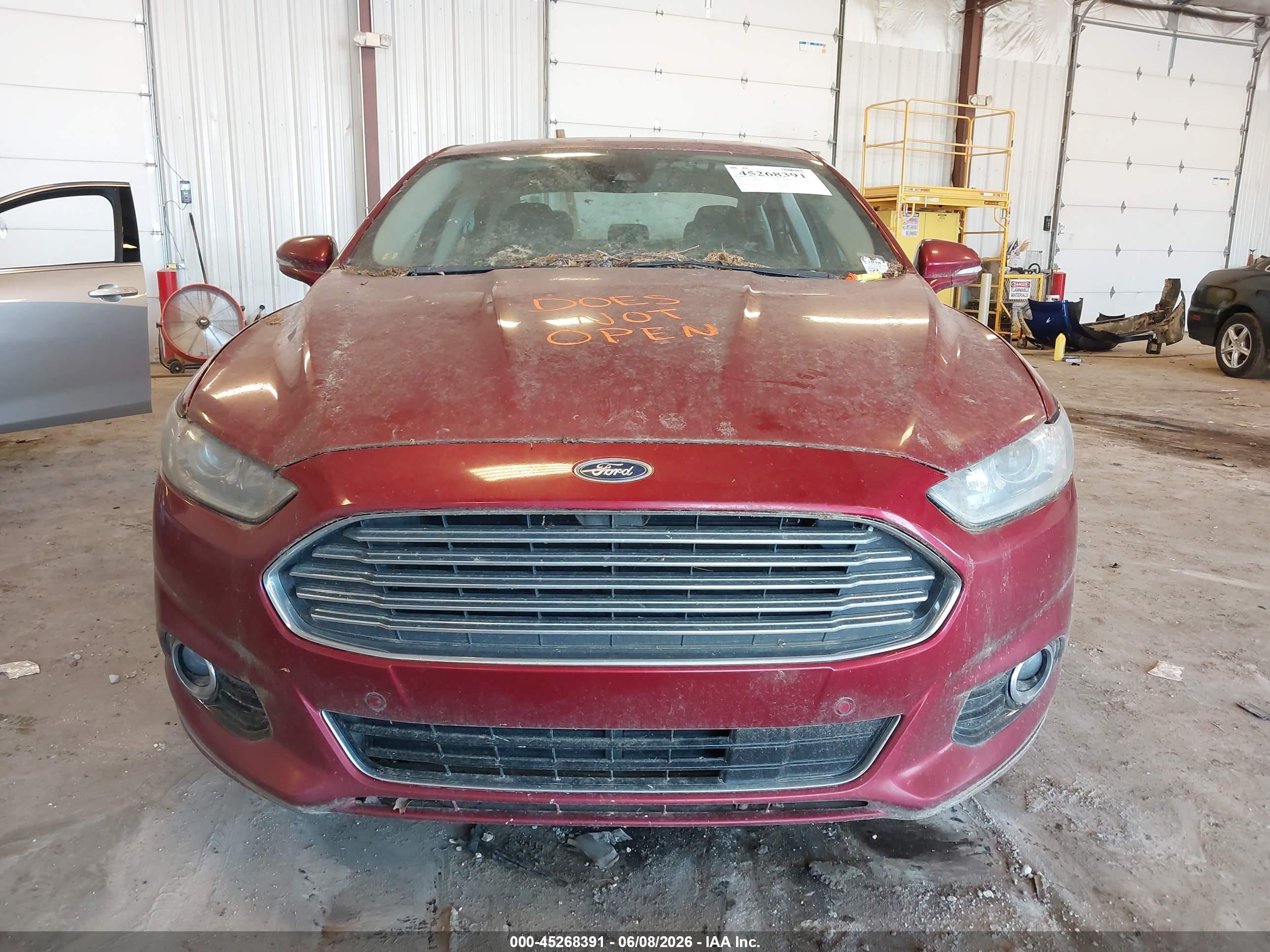 2013 Ford Fusion Hybrid Se Красный vin: 3FA6P0LU1DR302932