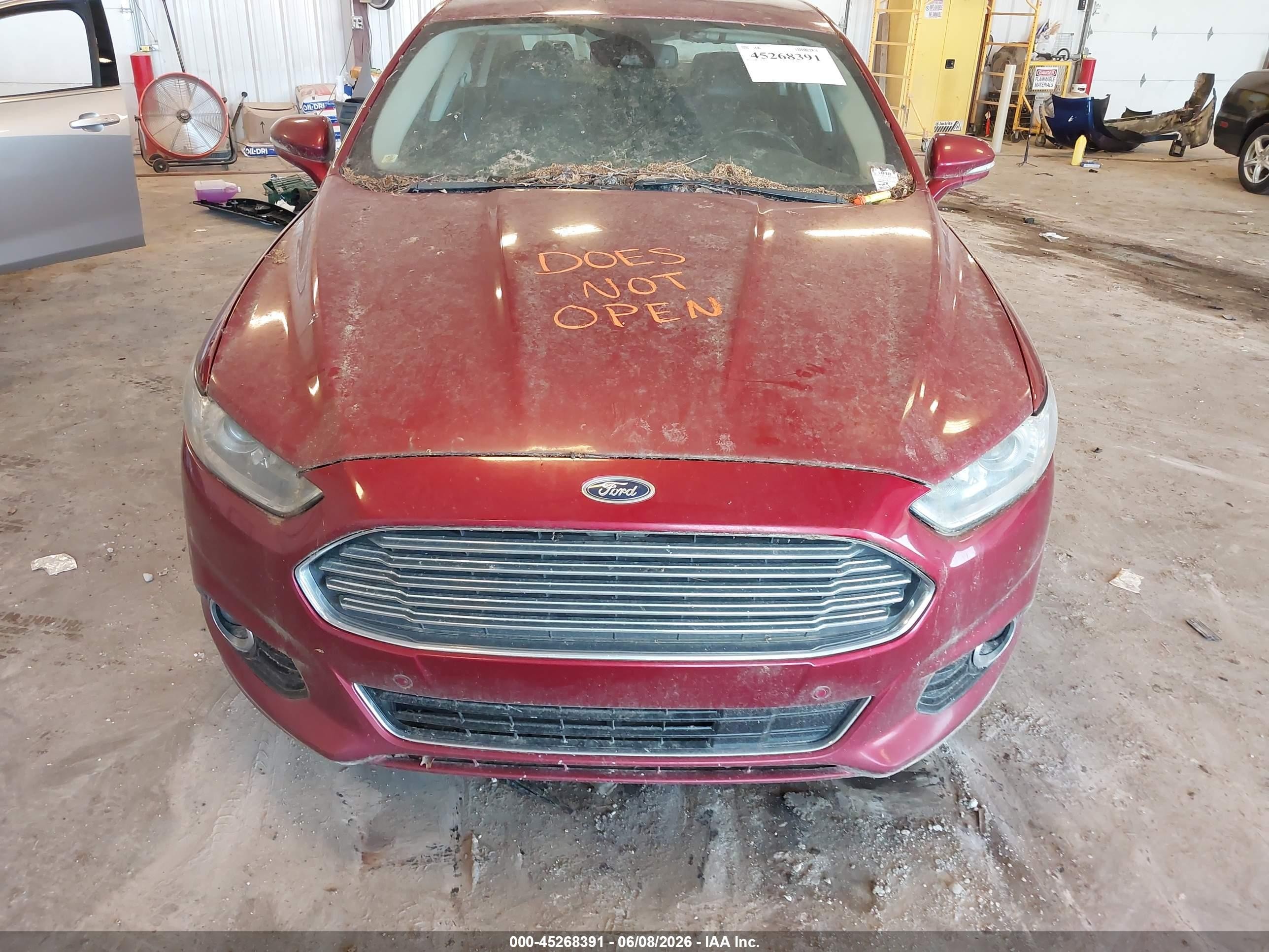 2013 Ford Fusion Hybrid Se Красный vin: 3FA6P0LU1DR302932