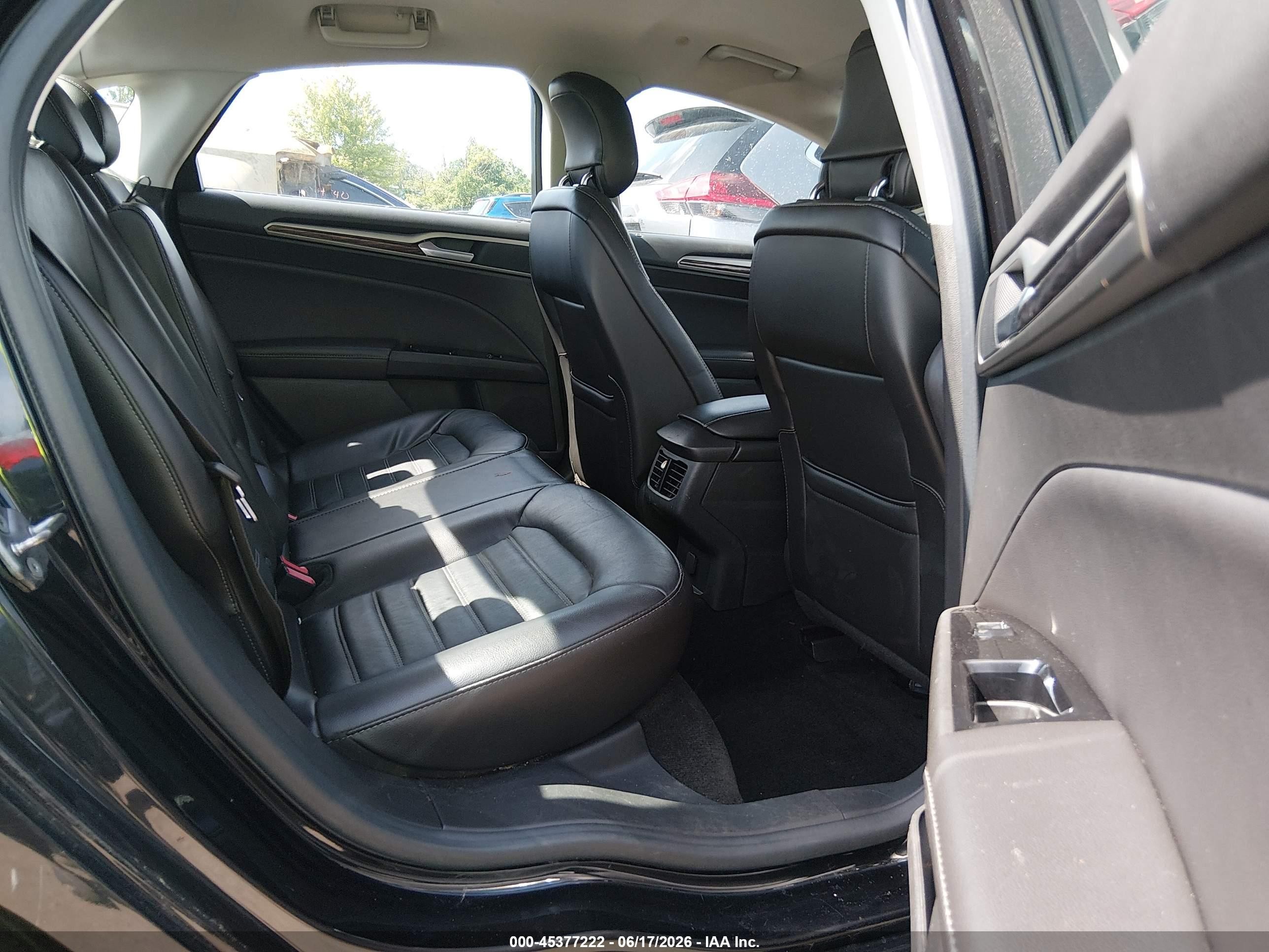 2013 Ford Fusion Hybrid Se Black vin: 3FA6P0LU1DR318757