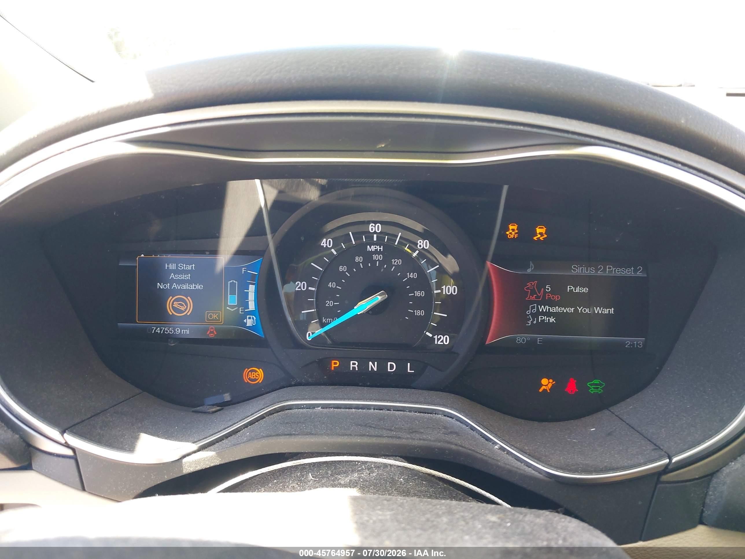 2014 Ford Fusion Hybrid Se White vin: 3FA6P0LU1ER169896