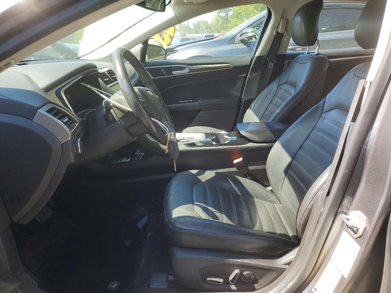 2014 Ford Fusion Se Hybrid Gray vin: 3FA6P0LU1ER174077