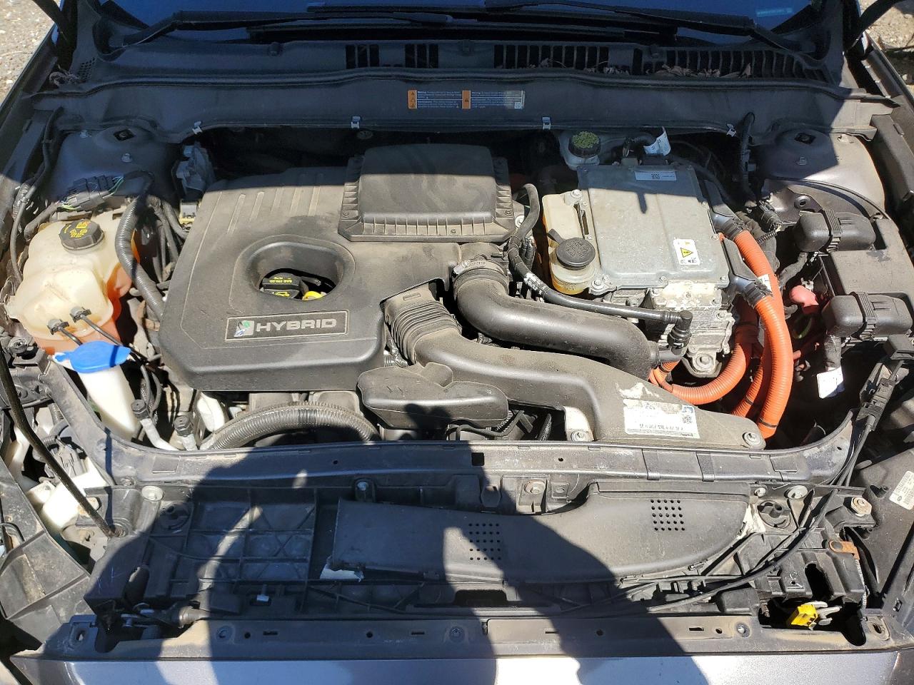 2014 Ford Fusion Se Hybrid Gray vin: 3FA6P0LU1ER174077
