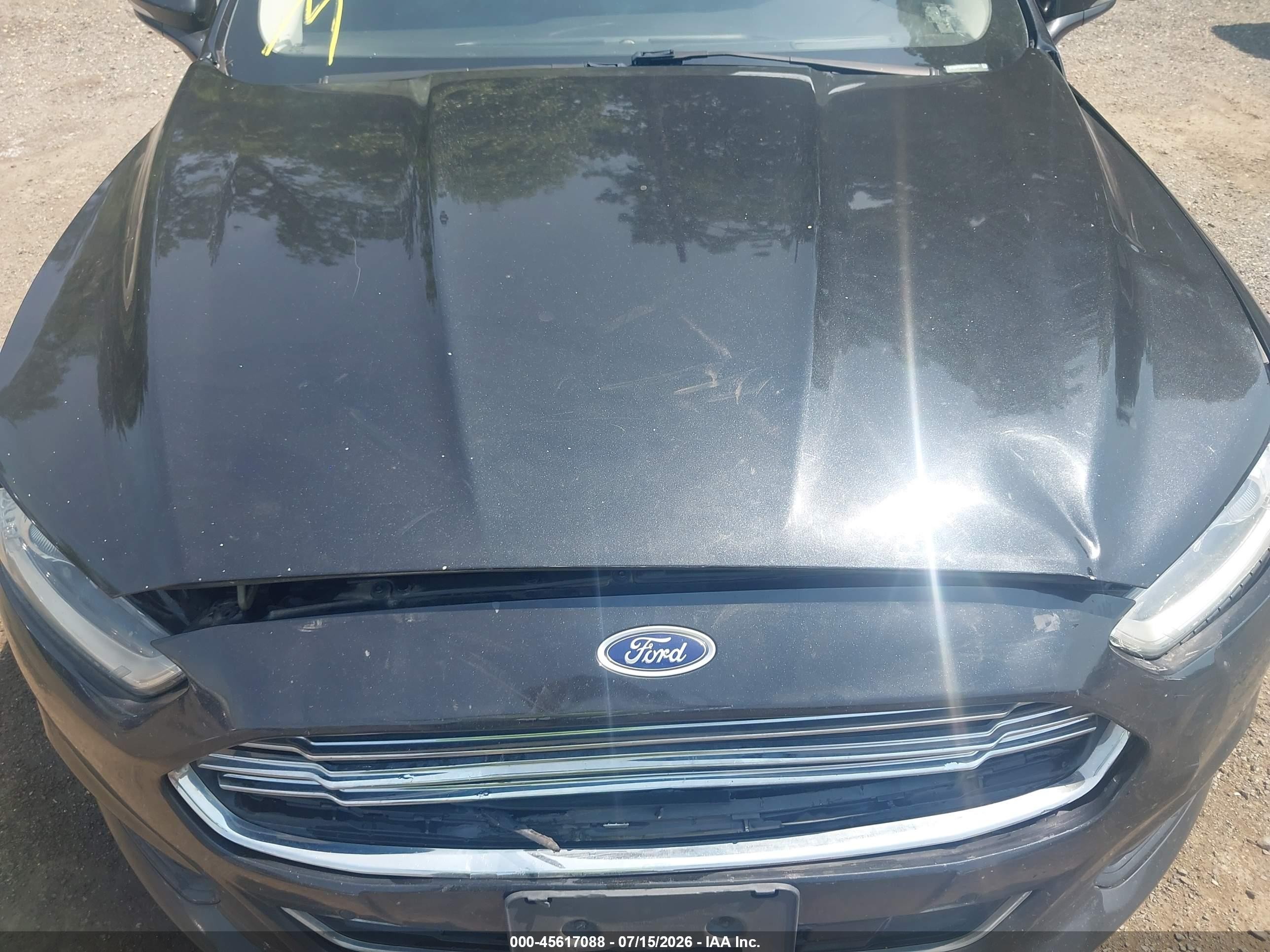 2014 Ford Fusion Hybrid Se Black vin: 3FA6P0LU1ER174192