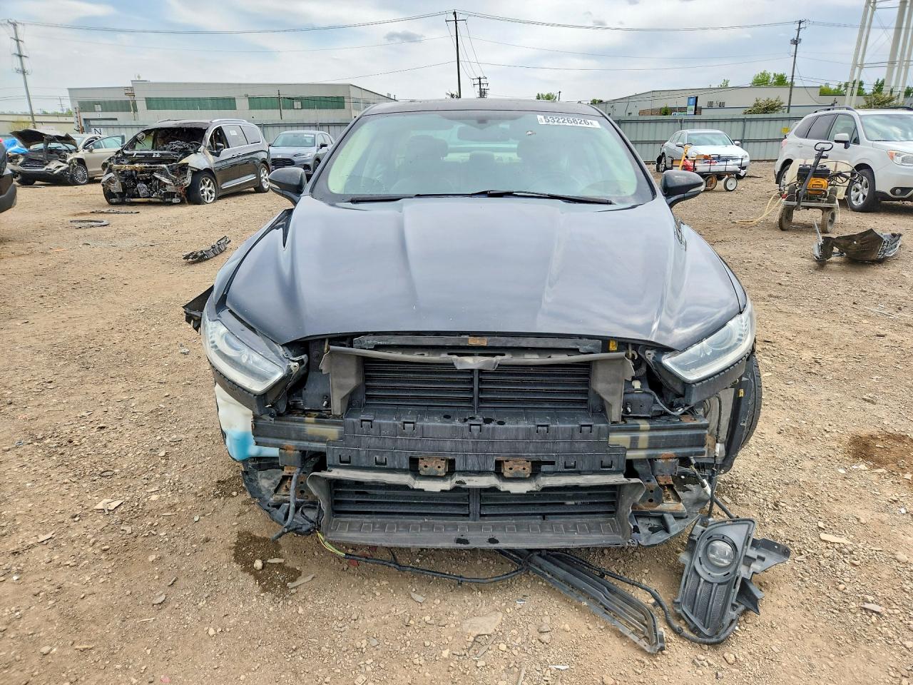 2014 Ford Fusion Se Hybrid Black vin: 3FA6P0LU1ER174659