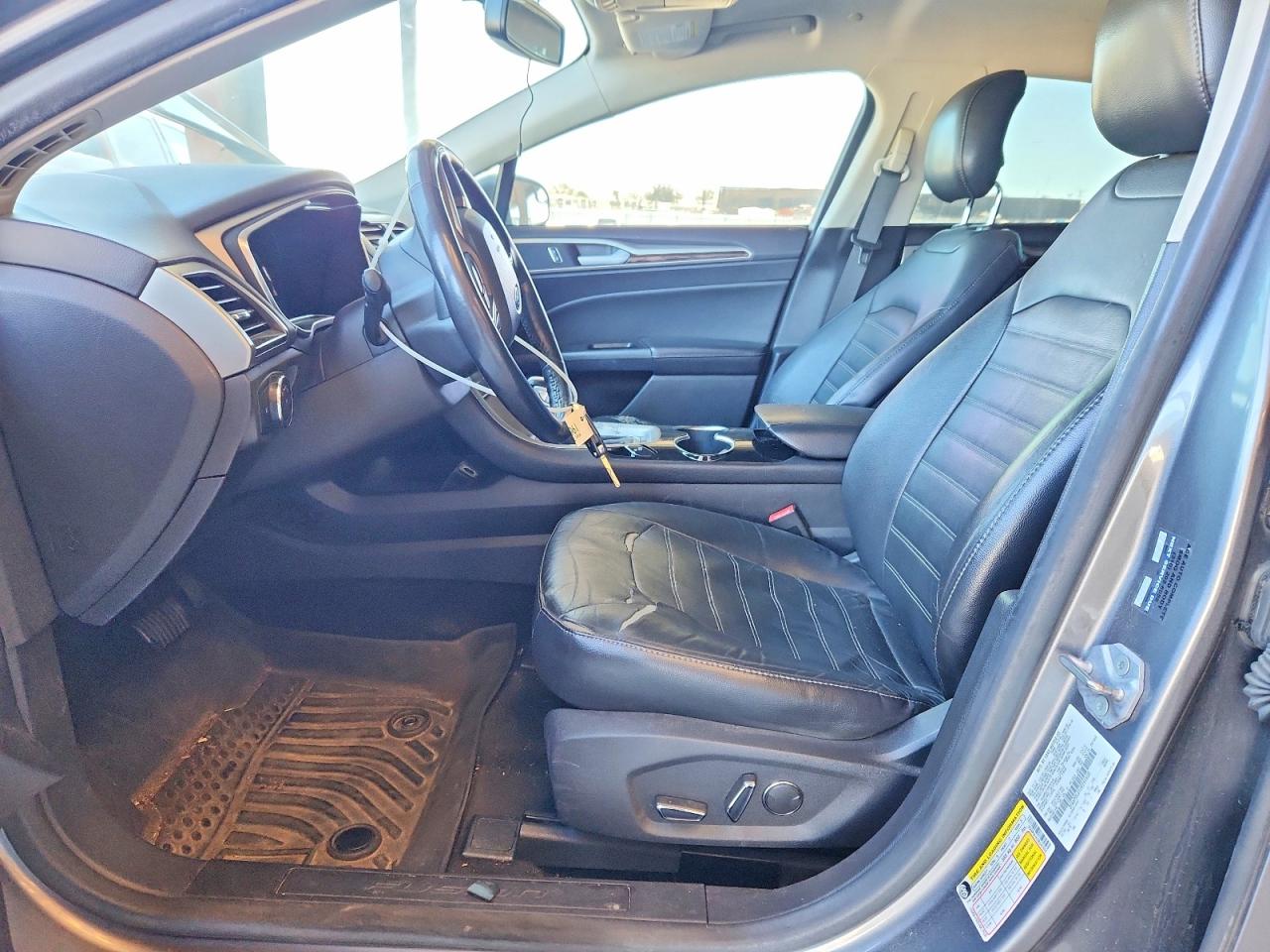2014 Ford Fusion Se Hybrid Gray vin: 3FA6P0LU1ER241650