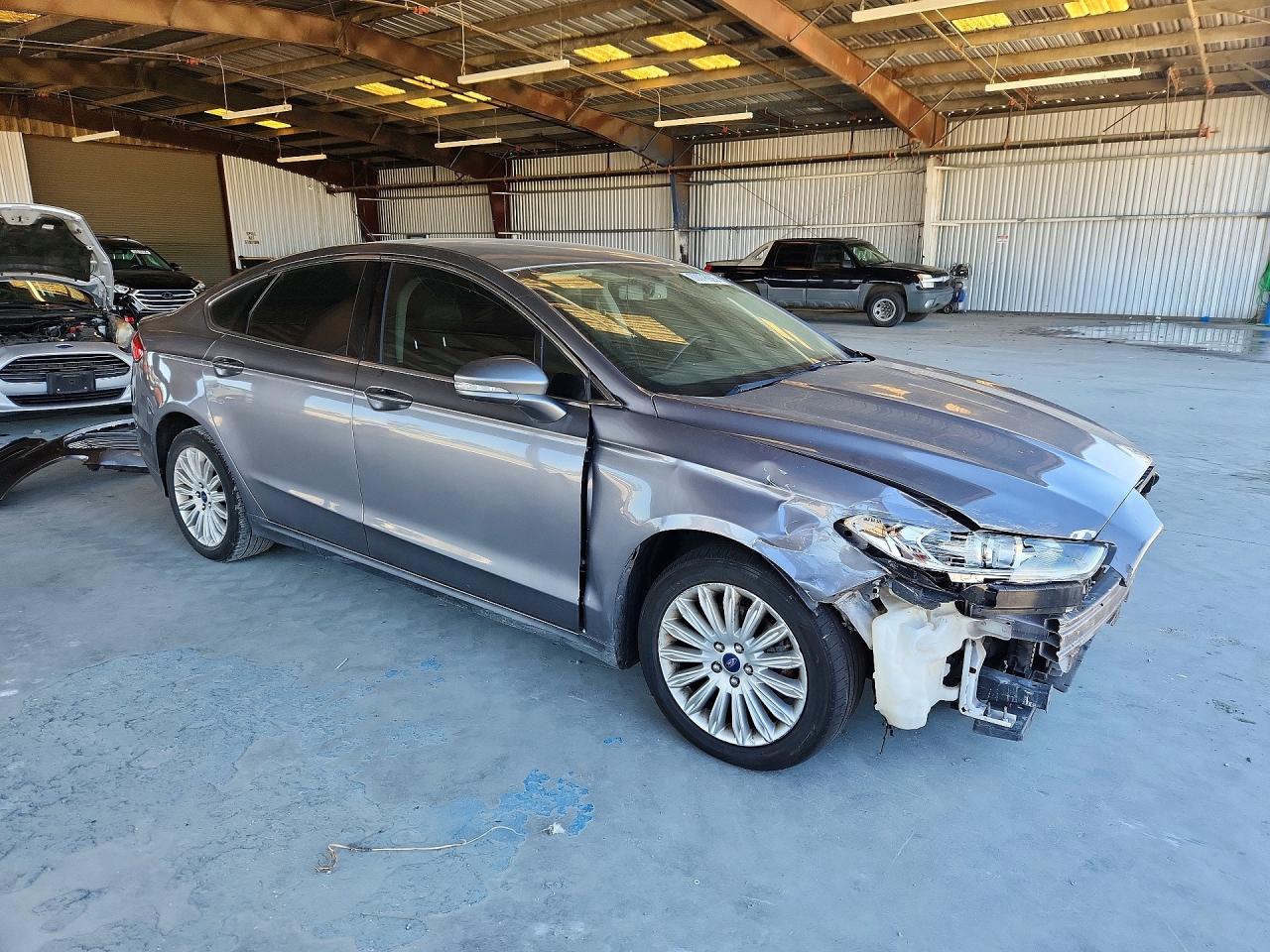 2014 Ford Fusion Se Hybrid Gray vin: 3FA6P0LU1ER241650