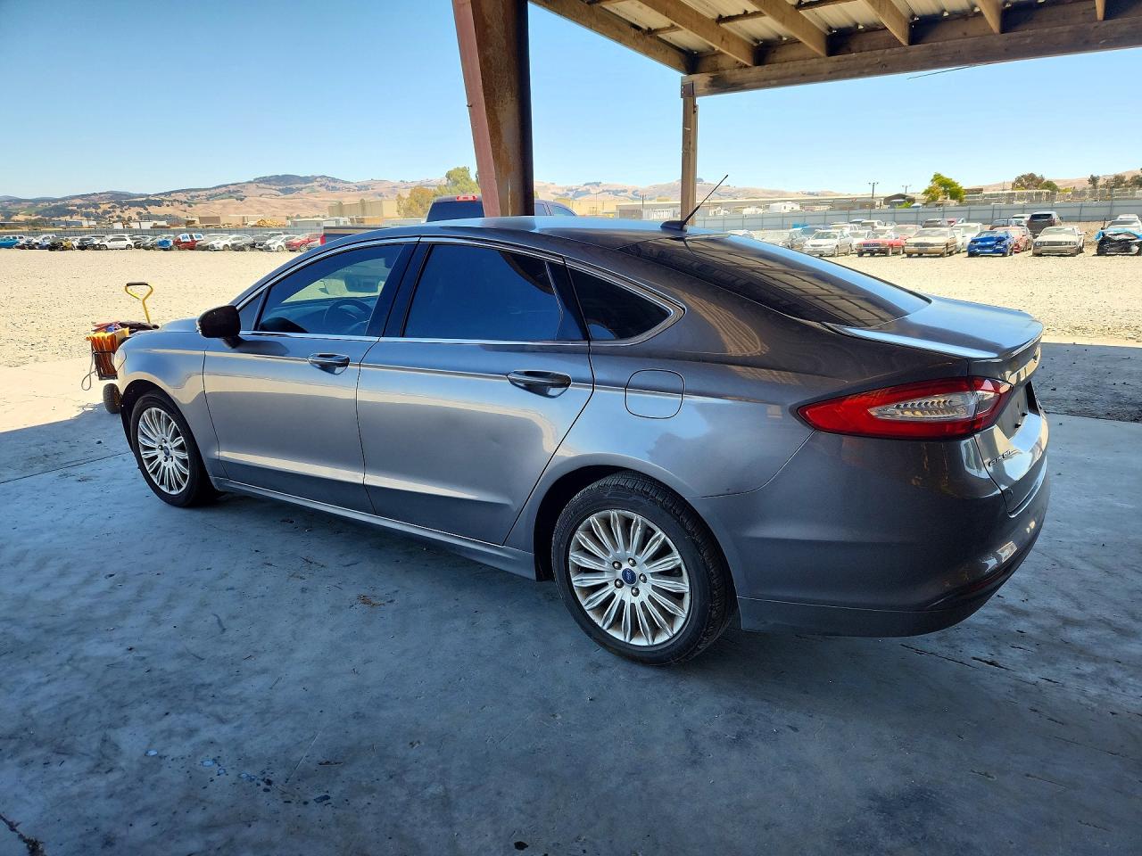 2014 Ford Fusion Se Hybrid Gray vin: 3FA6P0LU1ER241650