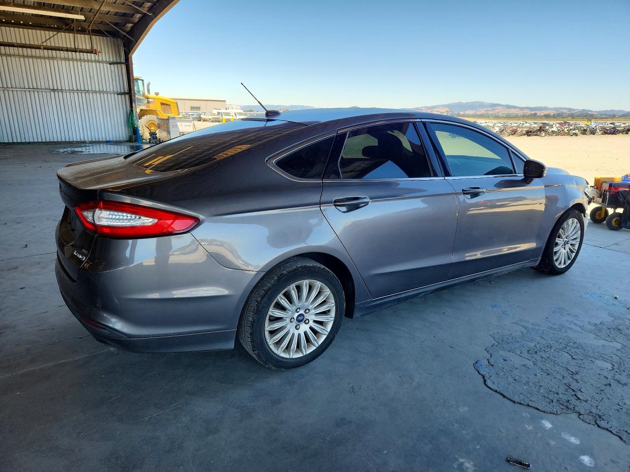 2014 Ford Fusion Se Hybrid Gray vin: 3FA6P0LU1ER241650