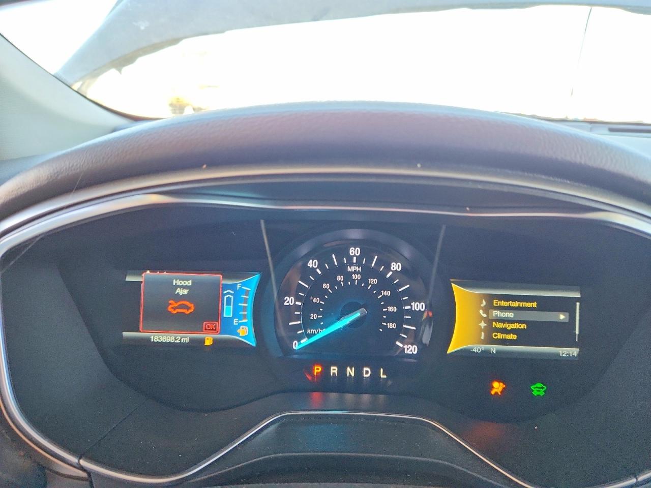 2014 Ford Fusion Se Hybrid Gray vin: 3FA6P0LU1ER241650