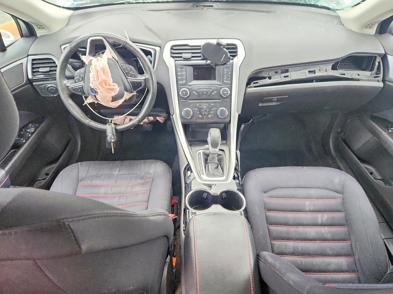 2014 Ford Fusion Se Hybrid Silver vin: 3FA6P0LU1ER256794