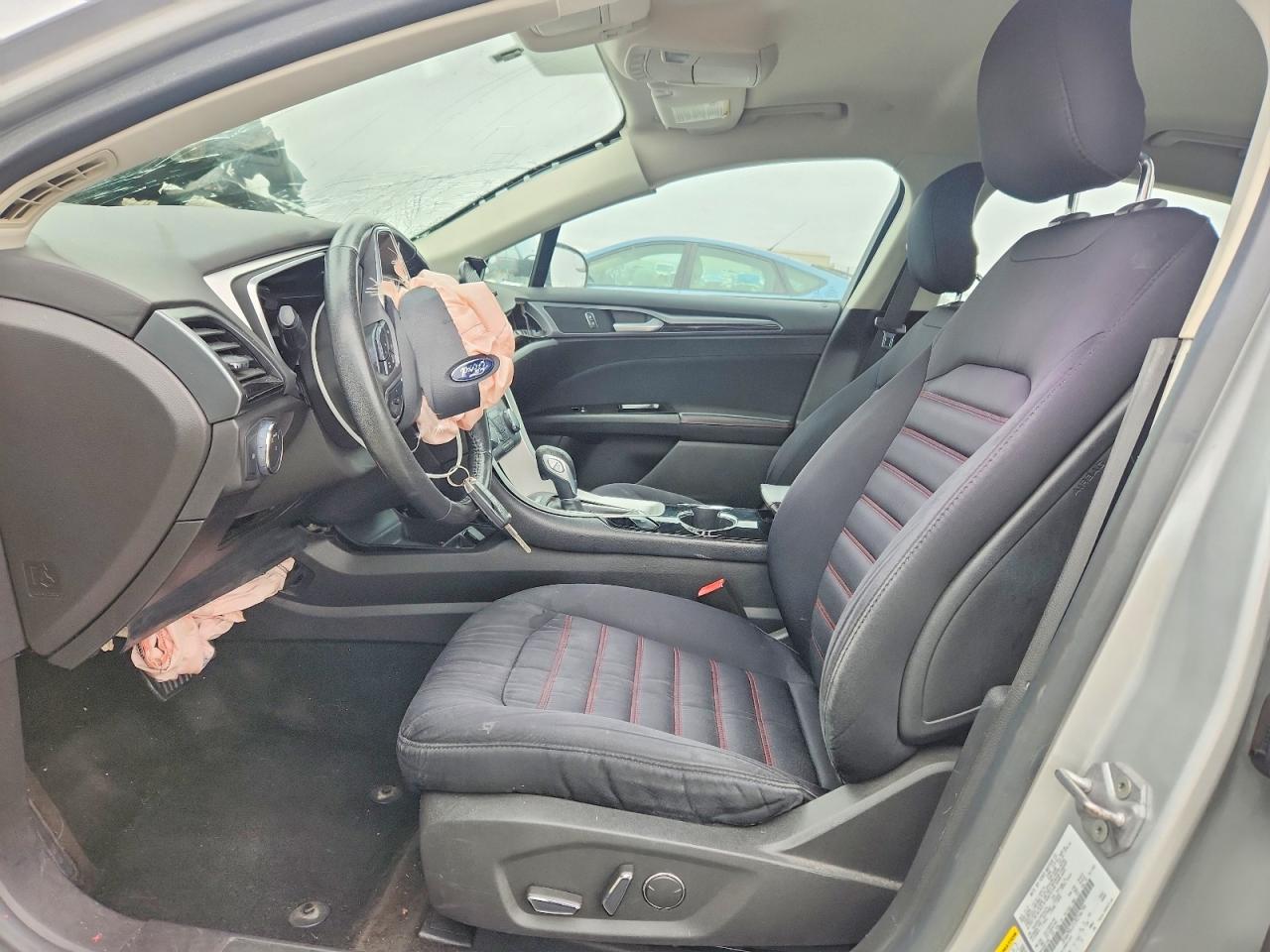 2014 Ford Fusion Se Hybrid Silver vin: 3FA6P0LU1ER256794
