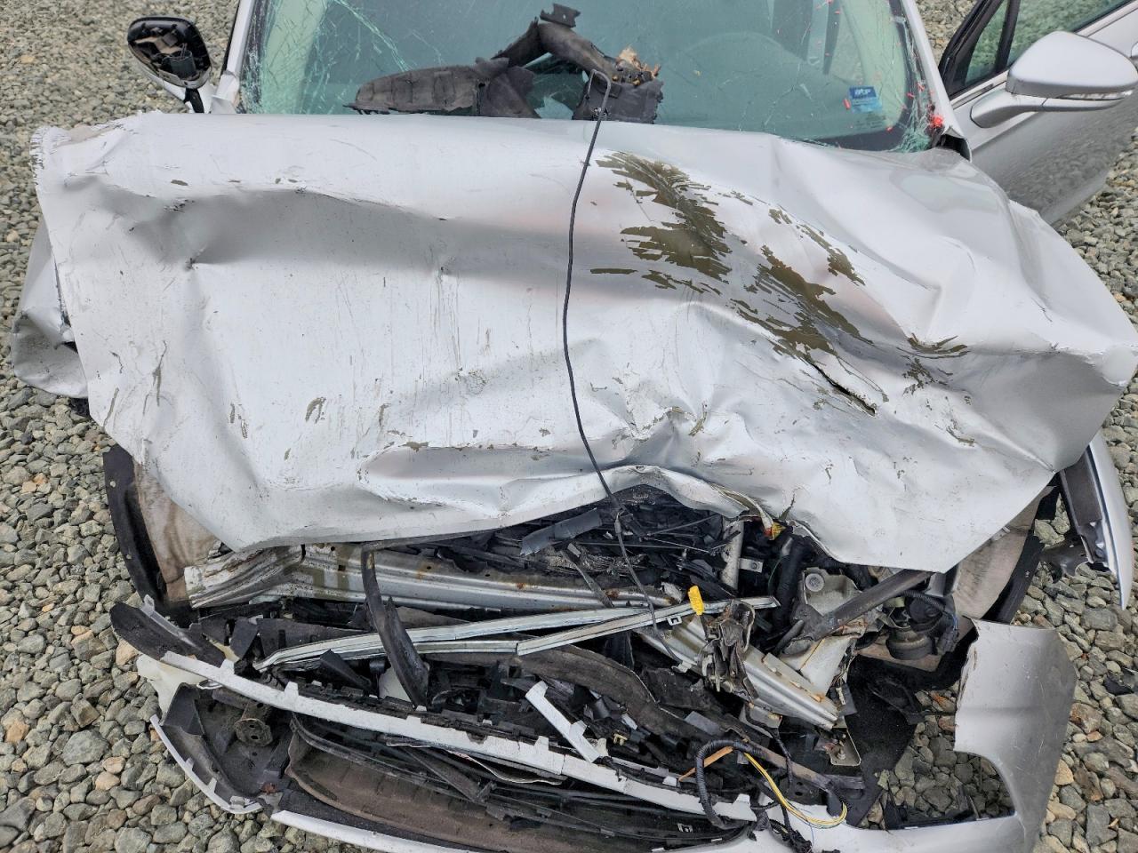 2014 Ford Fusion Se Hybrid Silver vin: 3FA6P0LU1ER256794