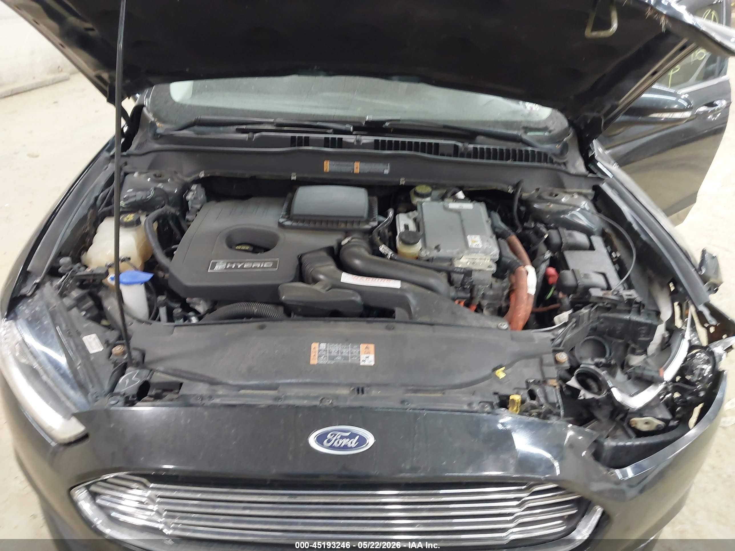 2014 Ford Fusion Hybrid Se Черный vin: 3FA6P0LU1ER264314