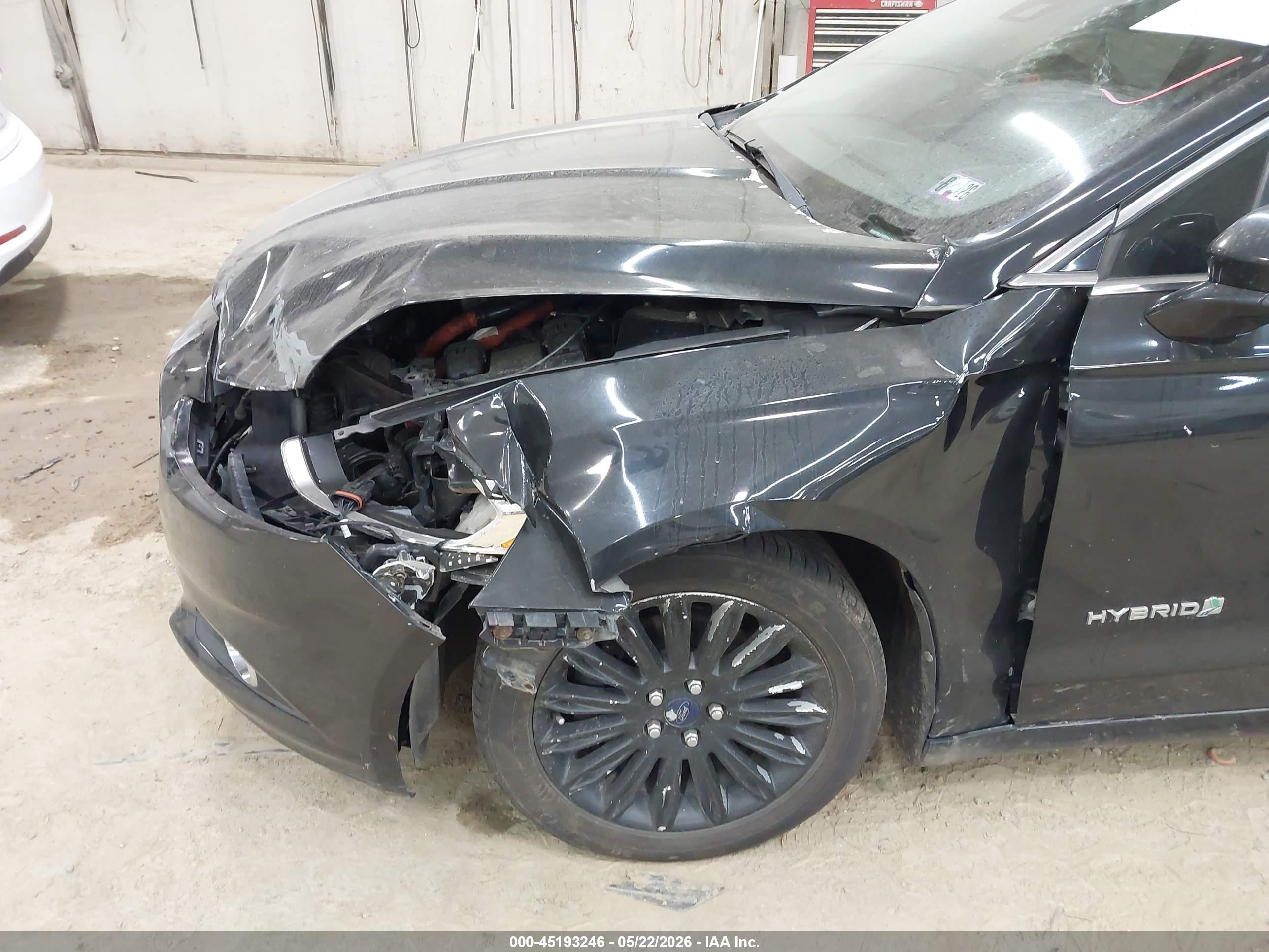 2014 Ford Fusion Hybrid Se Черный vin: 3FA6P0LU1ER264314