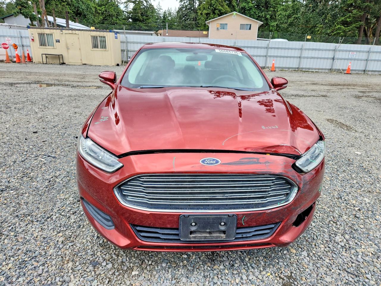 2014 Ford Fusion Se Hybrid Burgundy vin: 3FA6P0LU1ER271750