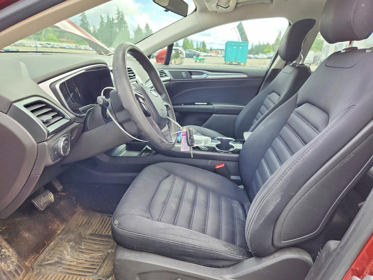 2014 Ford Fusion Se Hybrid Burgundy vin: 3FA6P0LU1ER271750