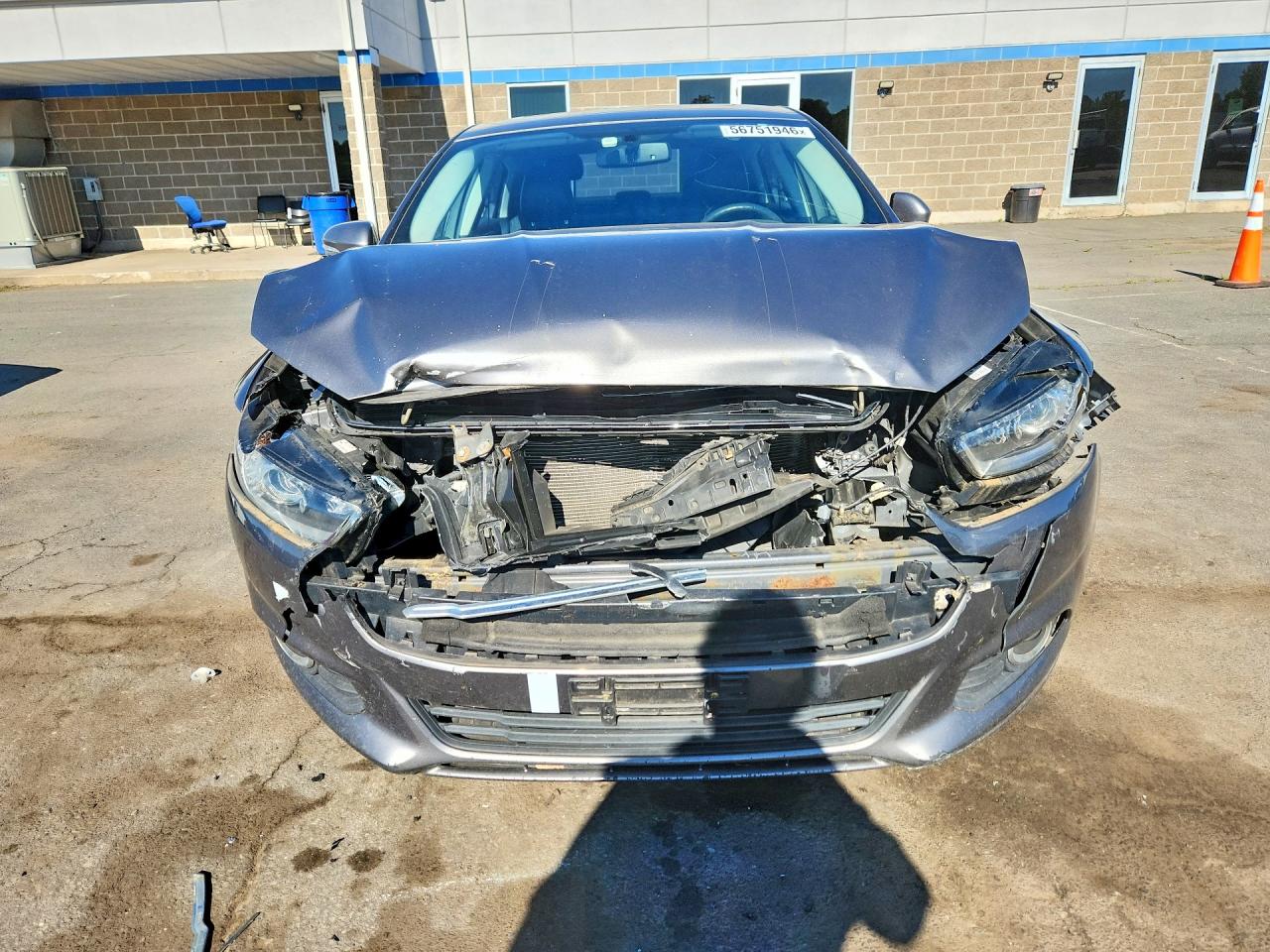 2014 Ford Fusion Se Hybrid Gray vin: 3FA6P0LU1ER349749
