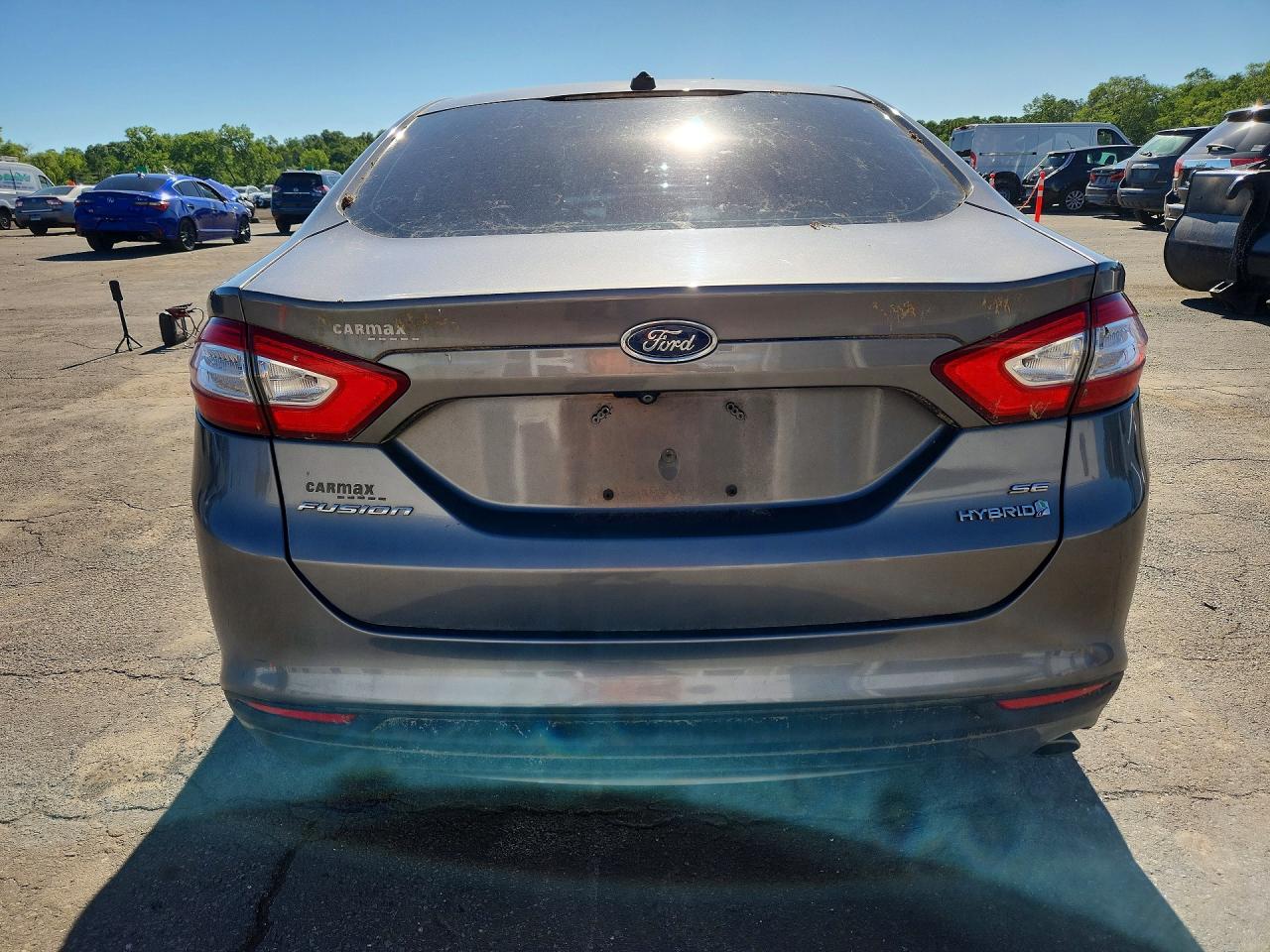 2014 Ford Fusion Se Hybrid Gray vin: 3FA6P0LU1ER349749