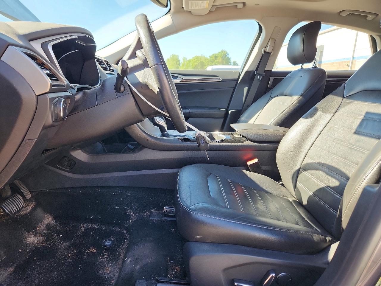 2014 Ford Fusion Se Hybrid Gray vin: 3FA6P0LU1ER349749
