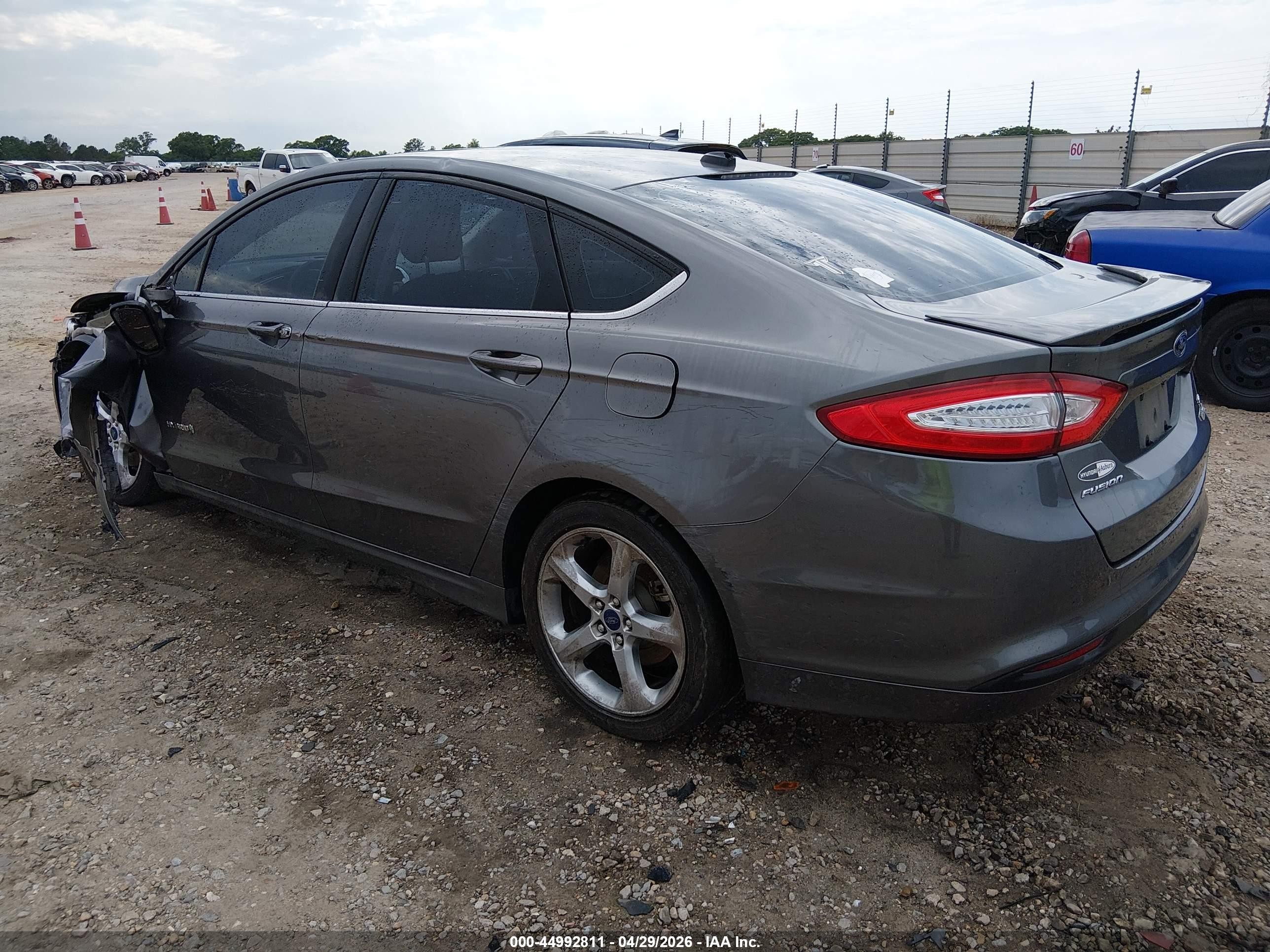 2014 Ford Fusion Hybrid Se Gray vin: 3FA6P0LU1ER372898