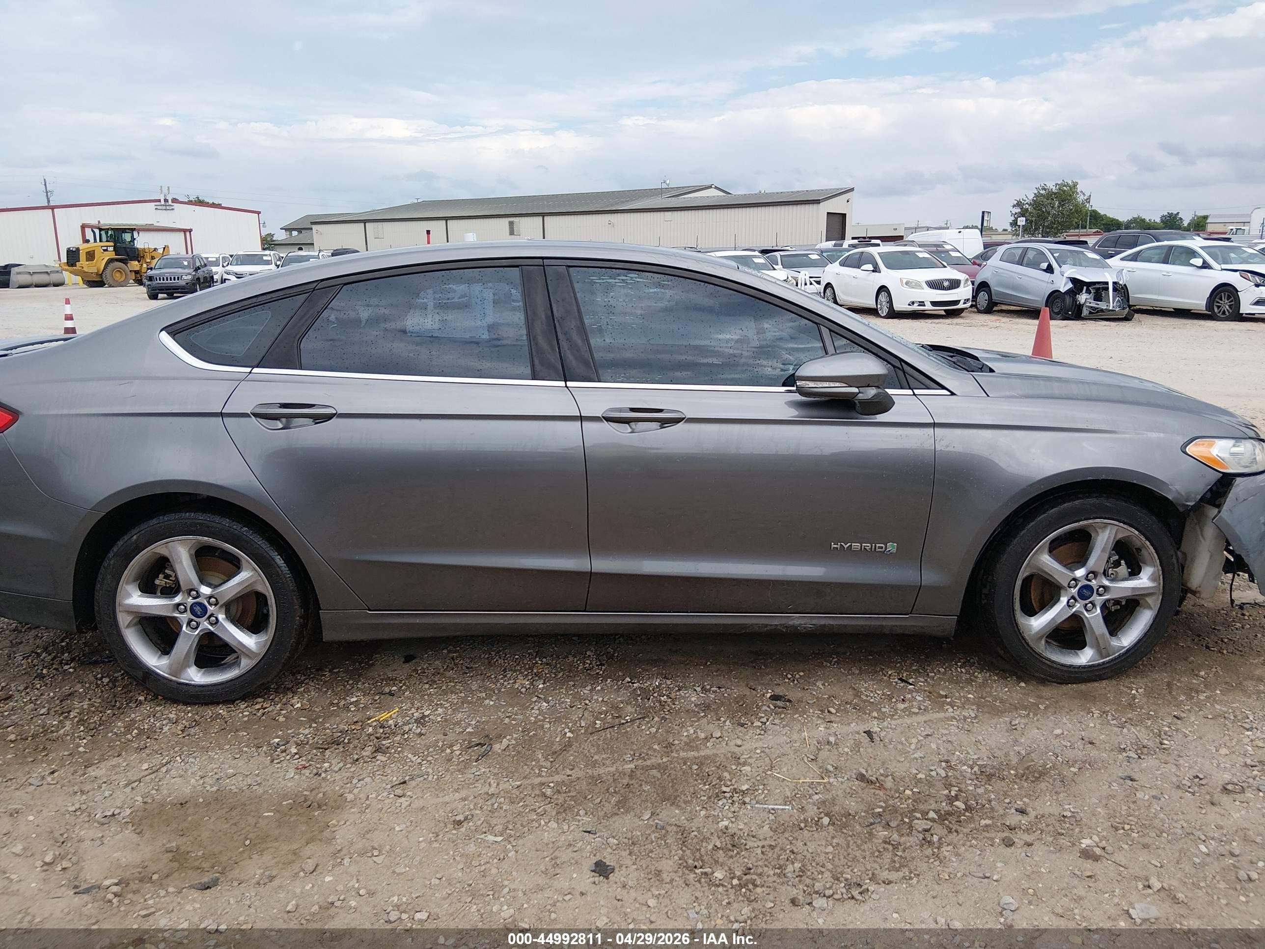 2014 Ford Fusion Hybrid Se Gray vin: 3FA6P0LU1ER372898