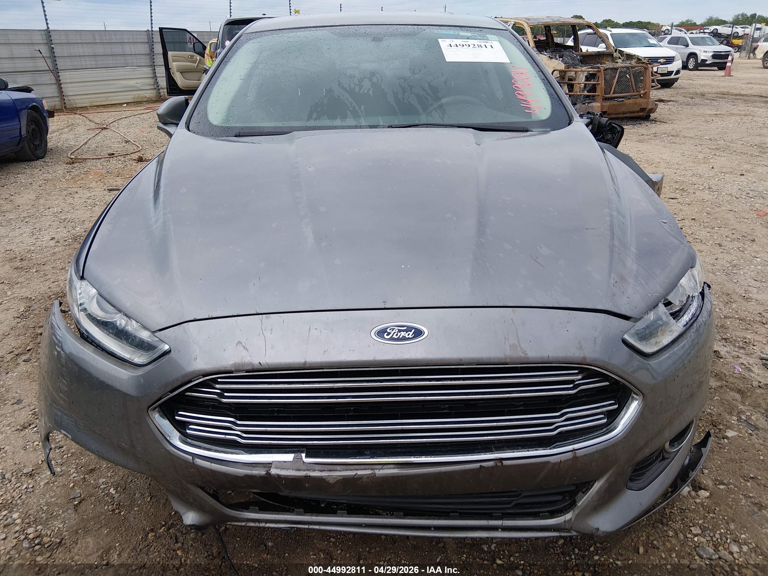 2014 Ford Fusion Hybrid Se Gray vin: 3FA6P0LU1ER372898