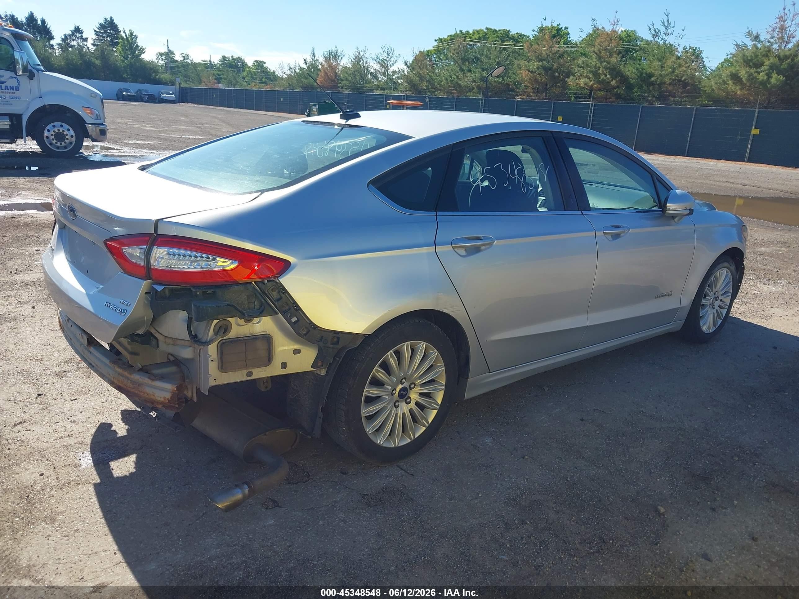 2015 Ford Fusion Hybrid Se Silver vin: 3FA6P0LU1FR136379