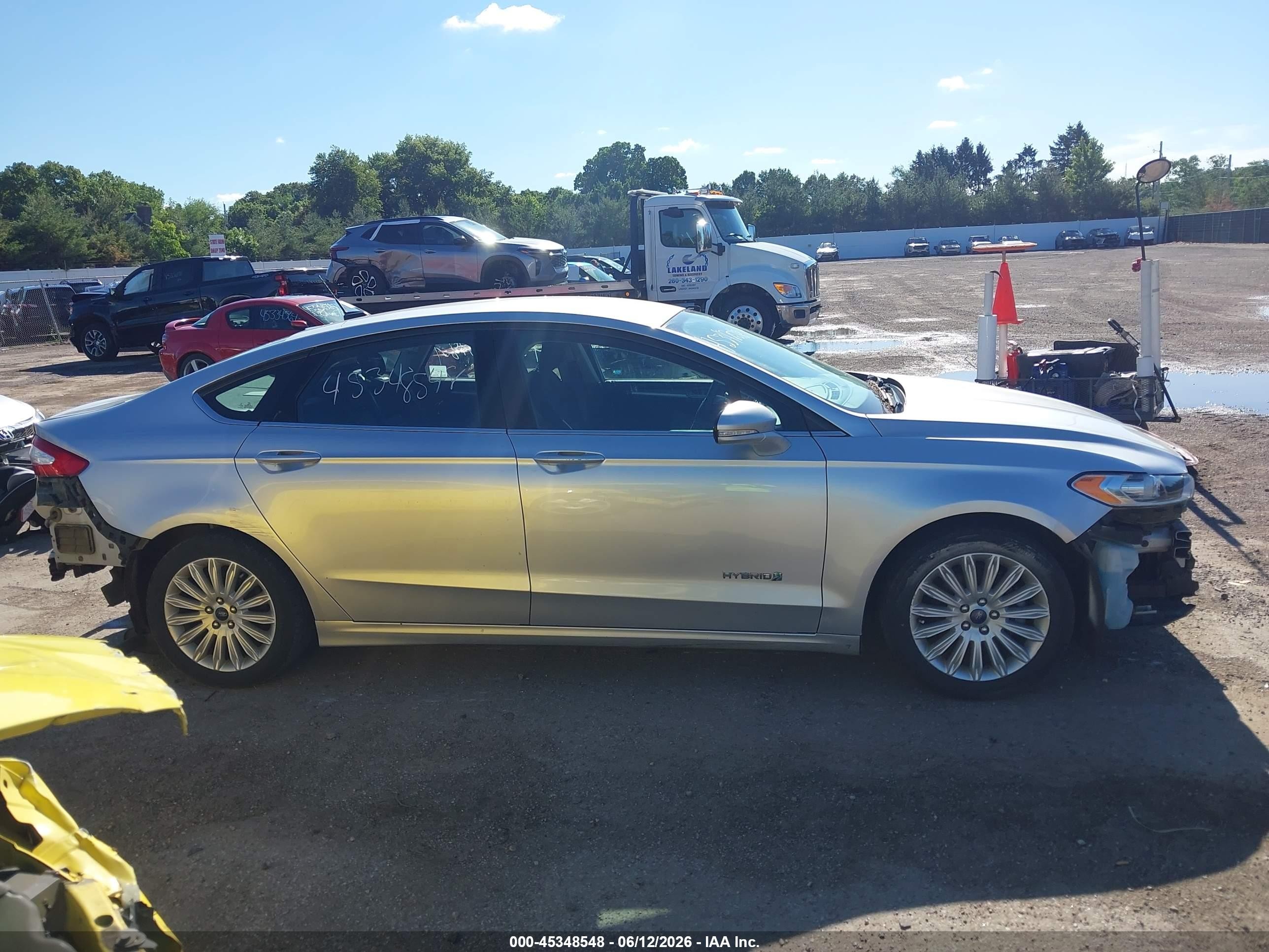 2015 Ford Fusion Hybrid Se Silver vin: 3FA6P0LU1FR136379