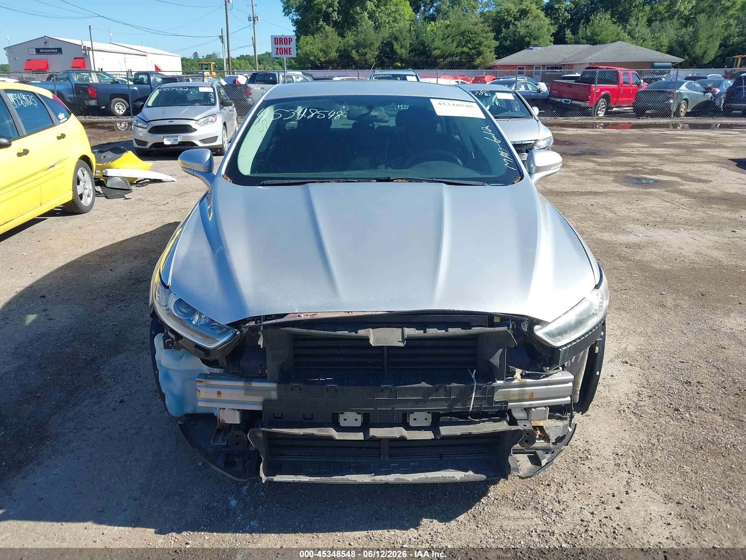 2015 Ford Fusion Hybrid Se Silver vin: 3FA6P0LU1FR136379