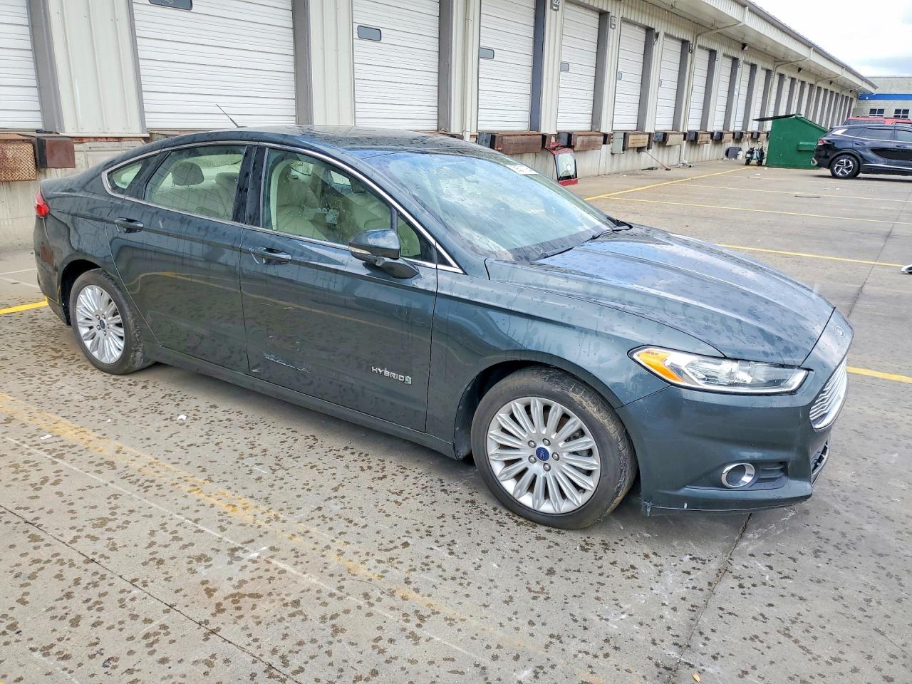 2015 Ford Fusion Se Hybrid Gray vin: 3FA6P0LU1FR158821