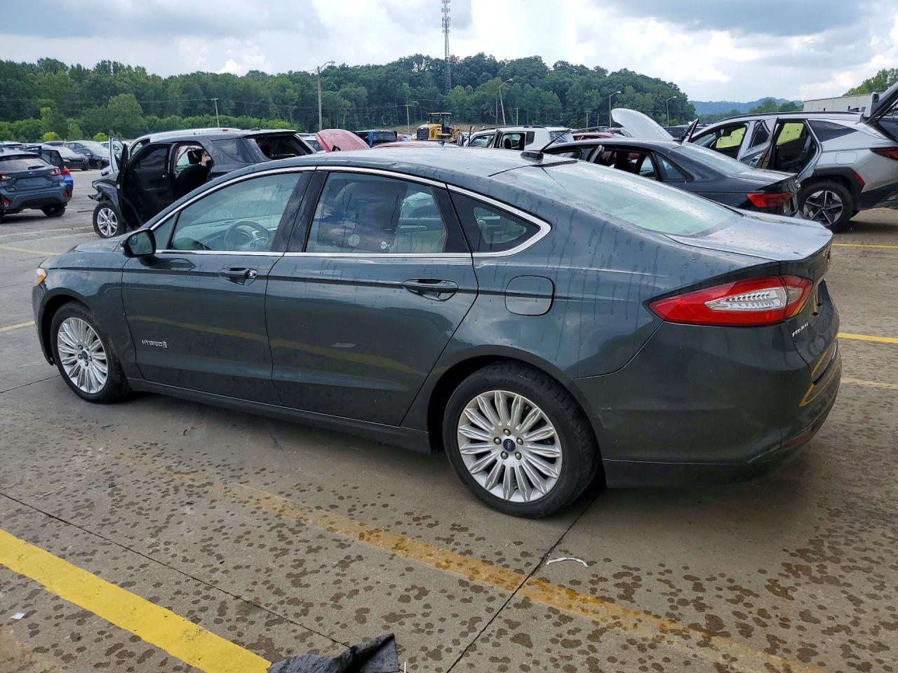 2015 Ford Fusion Se Hybrid Gray vin: 3FA6P0LU1FR158821