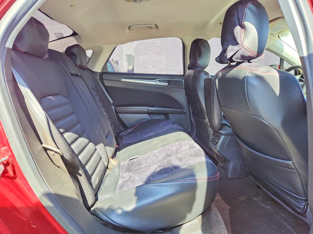 2015 Ford Fusion Se Hybrid Red vin: 3FA6P0LU1FR183587