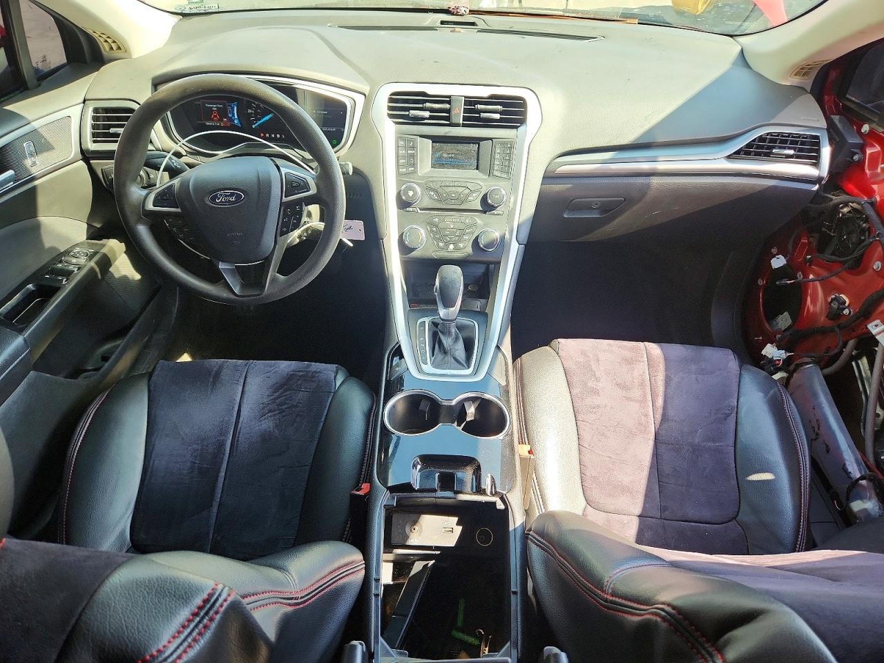 2015 Ford Fusion Se Hybrid Red vin: 3FA6P0LU1FR183587