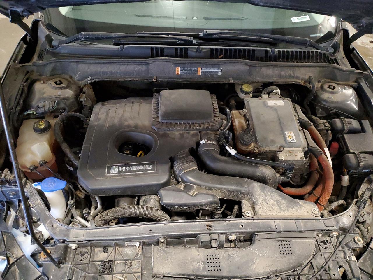 2015 Ford Fusion Se Hybrid Gray vin: 3FA6P0LU1FR199305