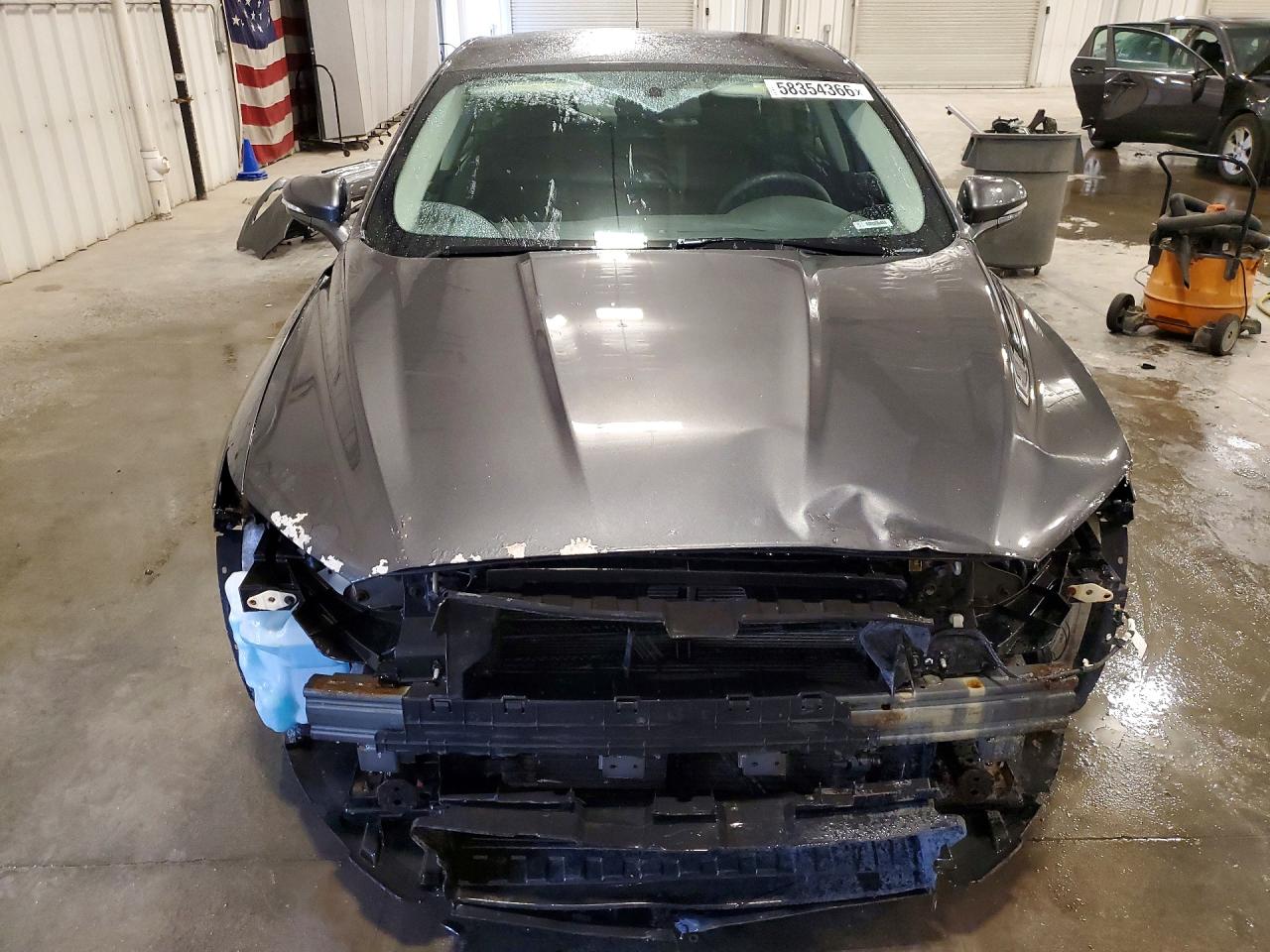 2015 Ford Fusion Se Hybrid Gray vin: 3FA6P0LU1FR199305