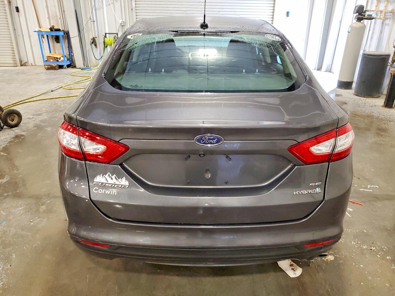 2015 Ford Fusion Se Hybrid Gray vin: 3FA6P0LU1FR199305
