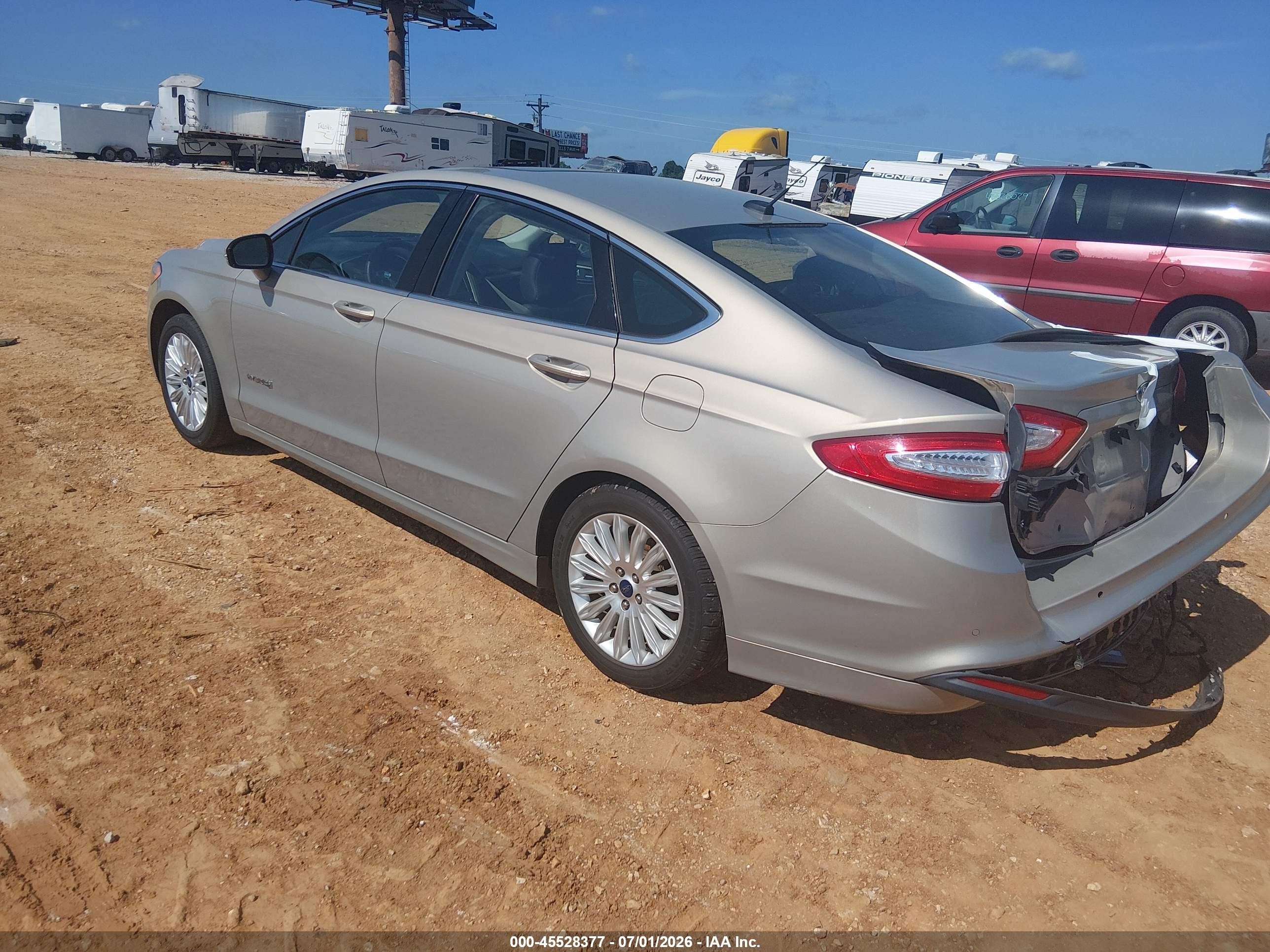 2015 Ford Fusion Hybrid Se Silver vin: 3FA6P0LU1FR248826