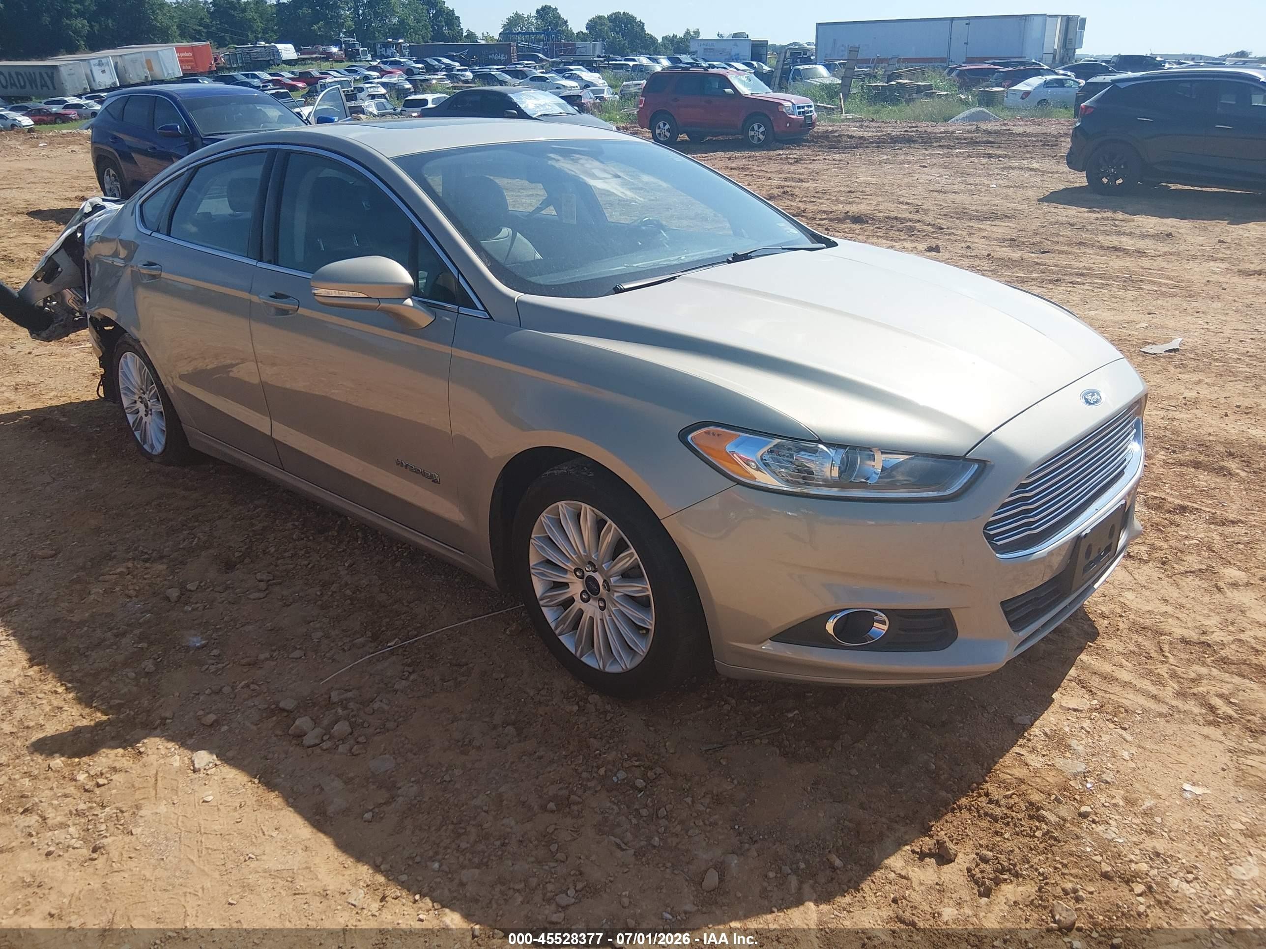 2015 Ford Fusion Hybrid Se Silver vin: 3FA6P0LU1FR248826