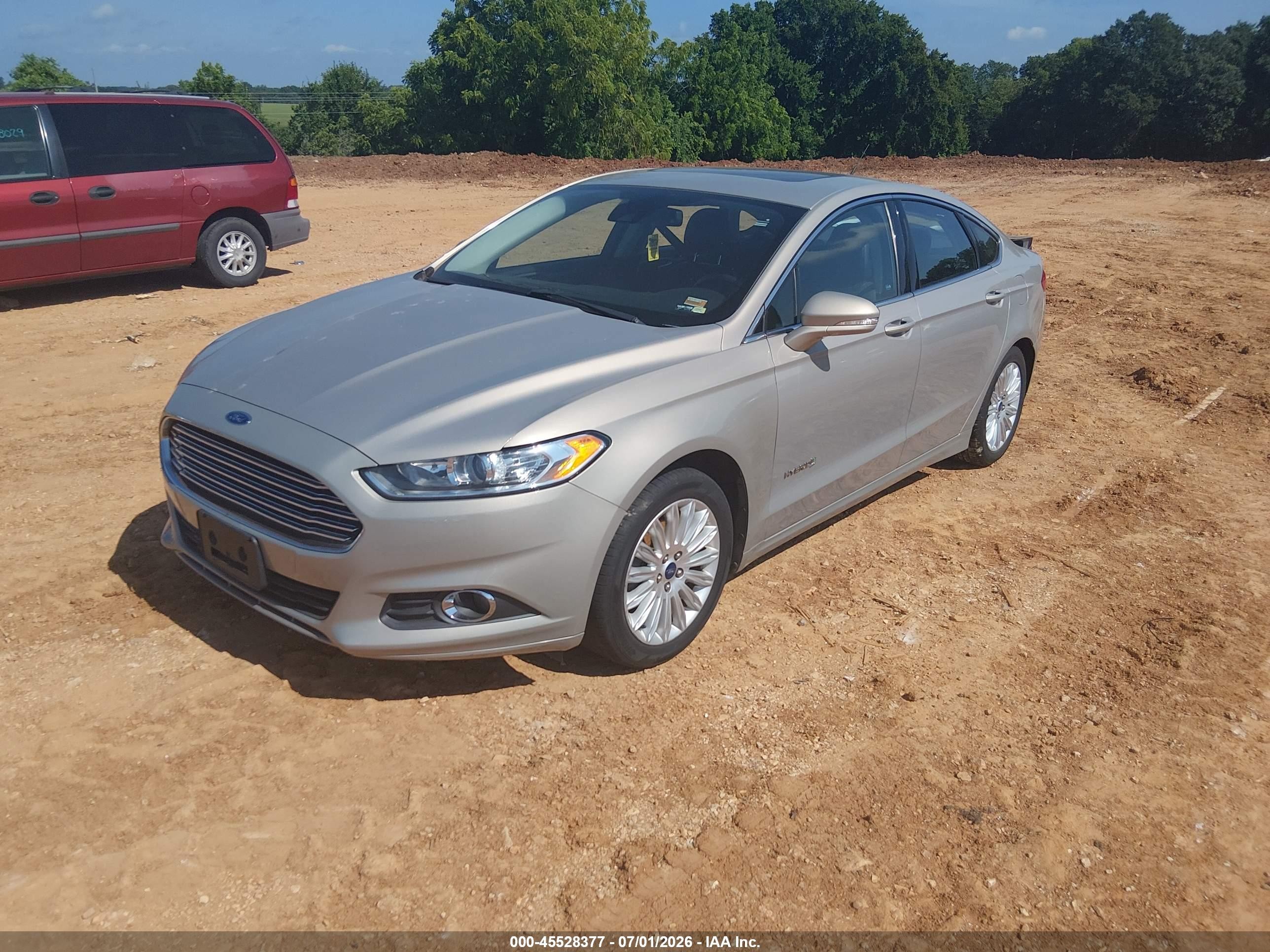 2015 Ford Fusion Hybrid Se Silver vin: 3FA6P0LU1FR248826